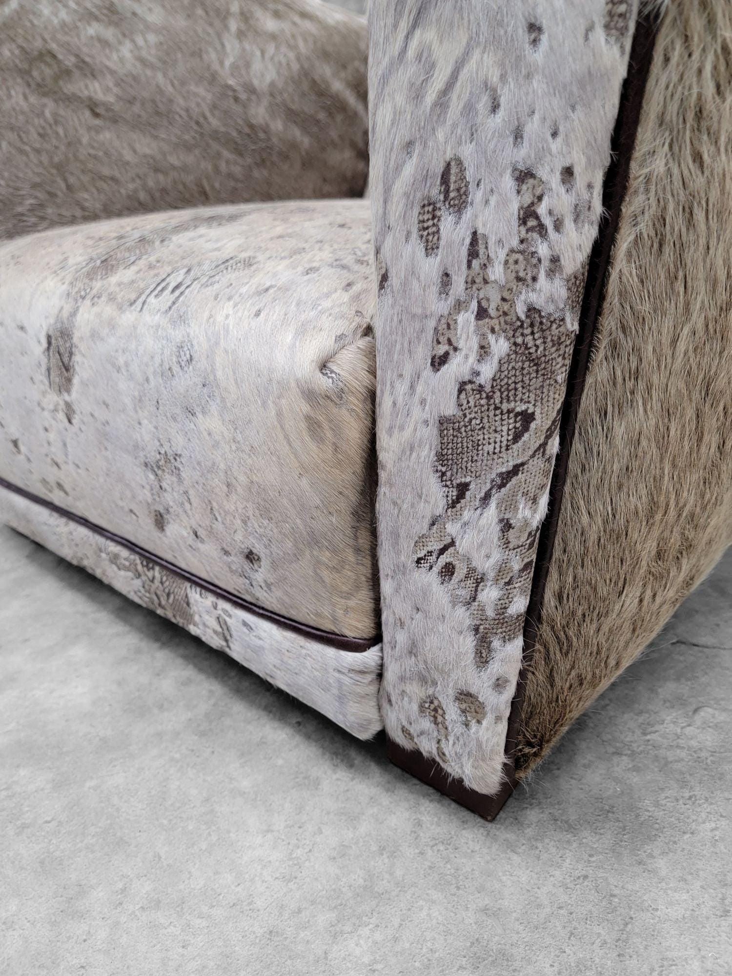 Vintage French Art Deco Club Chair Newly Reupholstered - 4