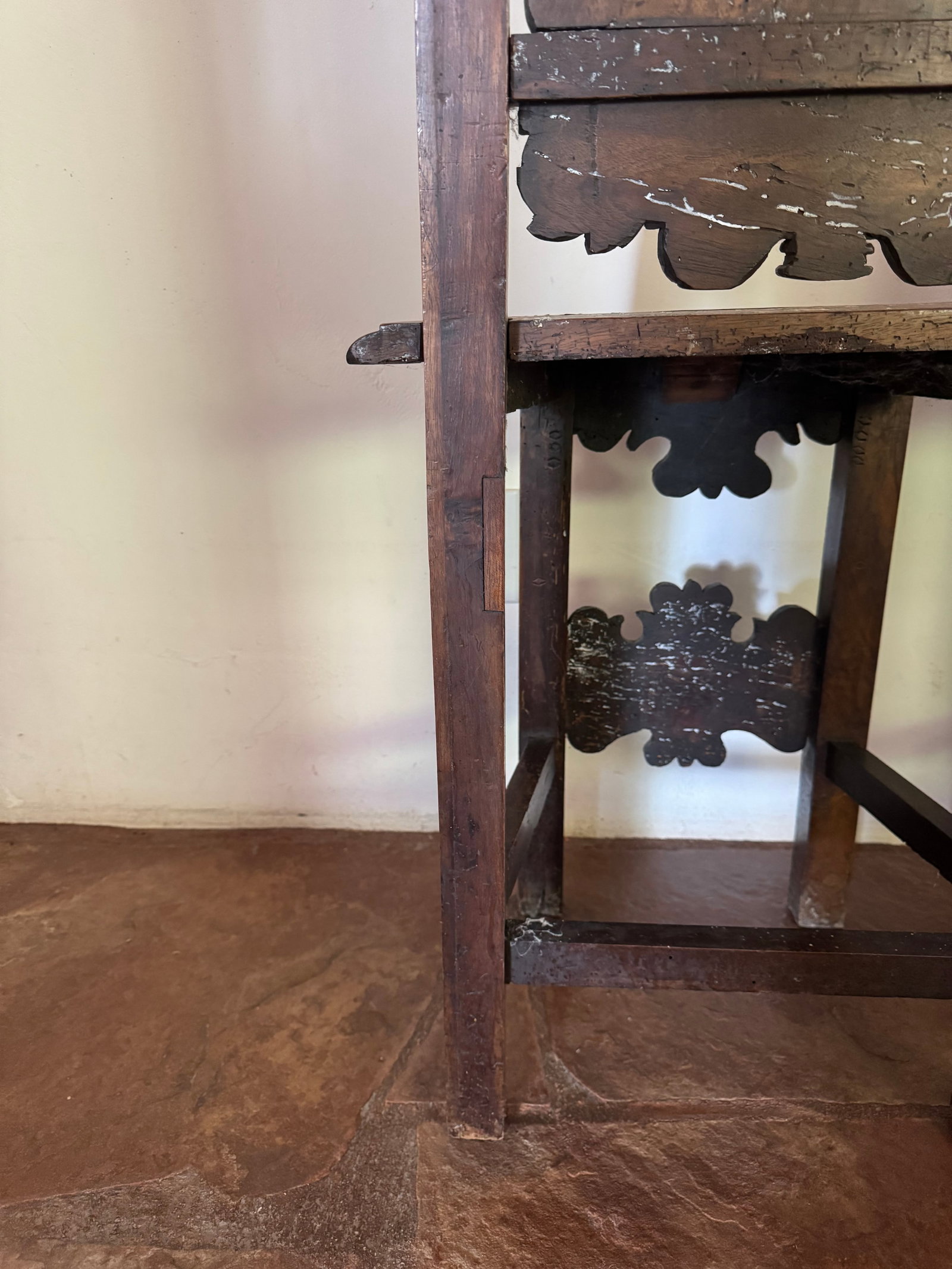Pair of 19th Century Anglo-Indian Carved Hardwood and Bone Inlaid Chairs - 8