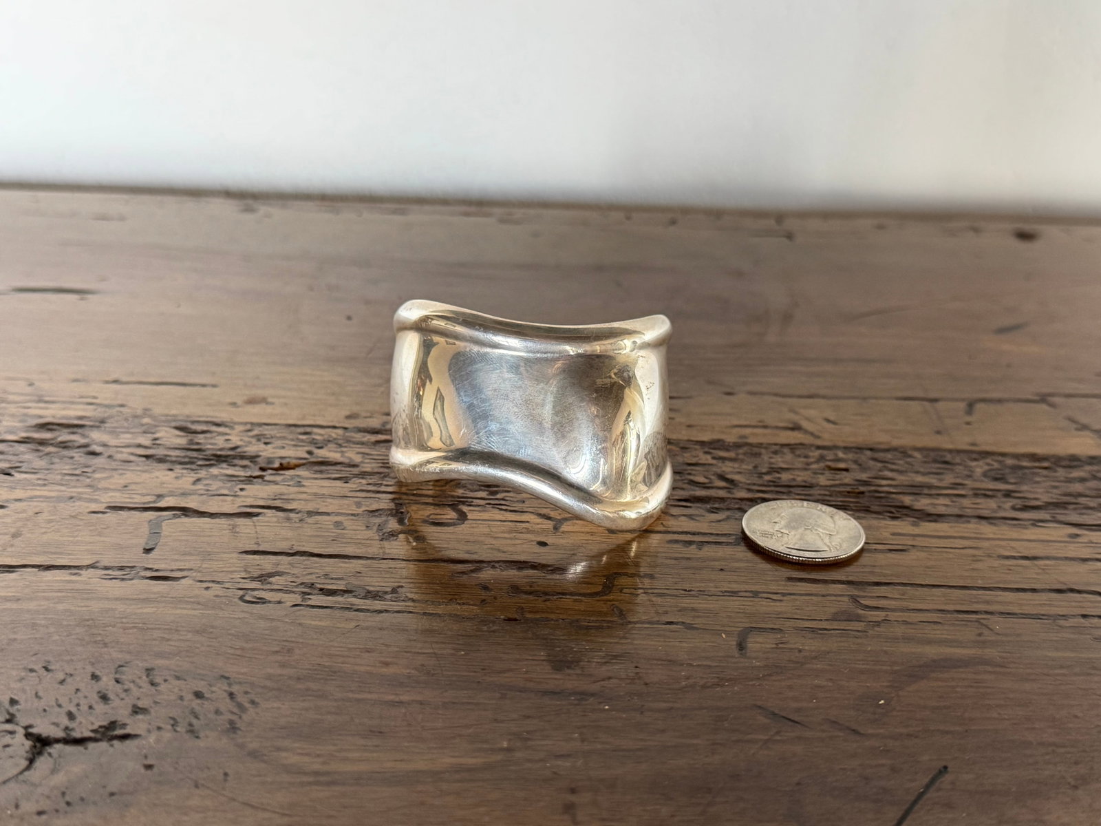 Elsa Peretti for Tiffany & Co. Sterling Silver Left Cuff Bracelet - 2