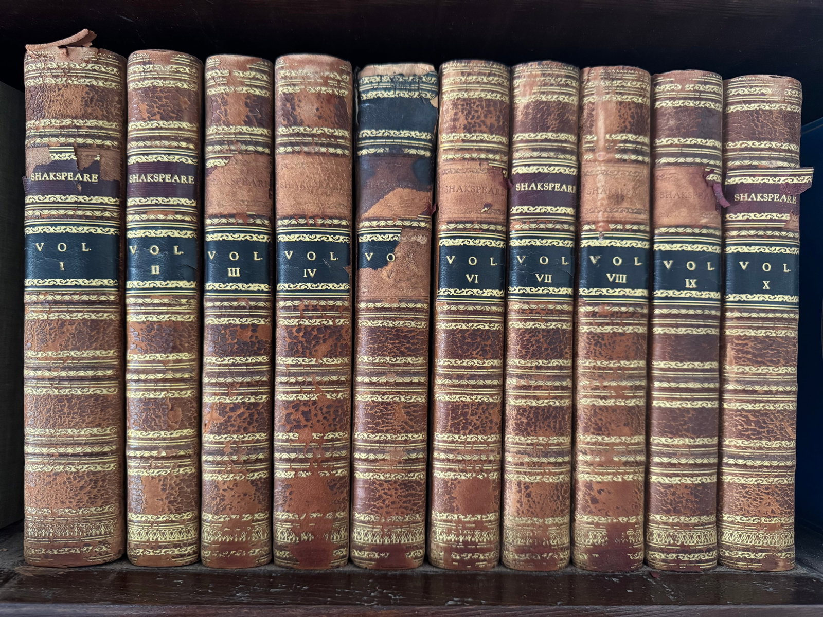 Johnson & Steevens Shakespeare, Second Edition, 1778, 10 Volumes - 2