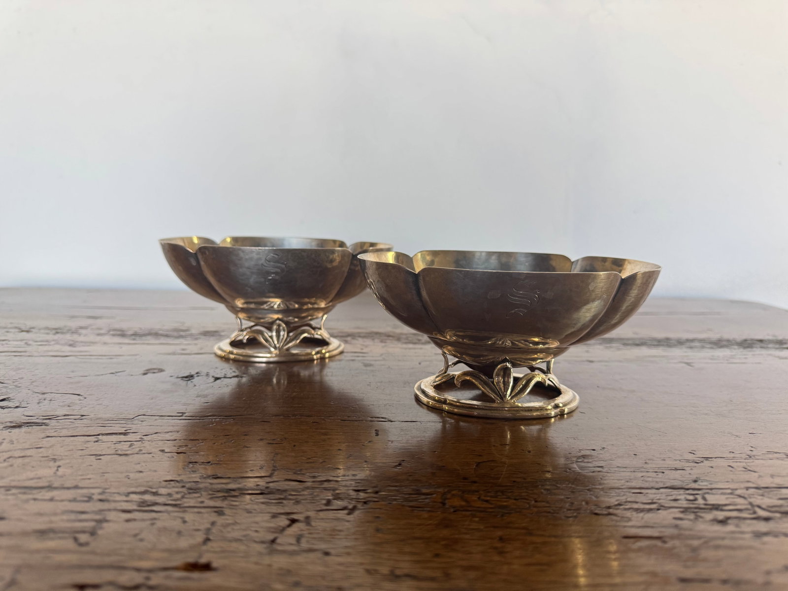Pair of Gorham Sterling Silver Individual Nut Dishes, Early 20th Century - 2