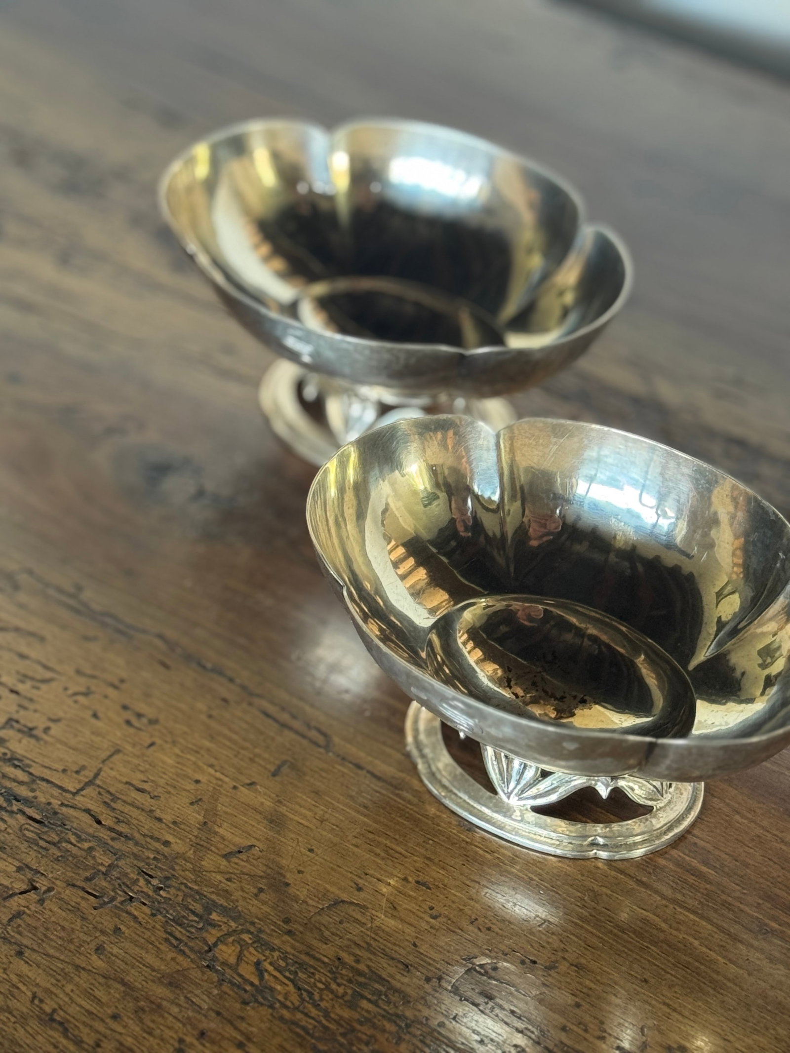 Pair of Gorham Sterling Silver Individual Nut Dishes, Early 20th Century - 5