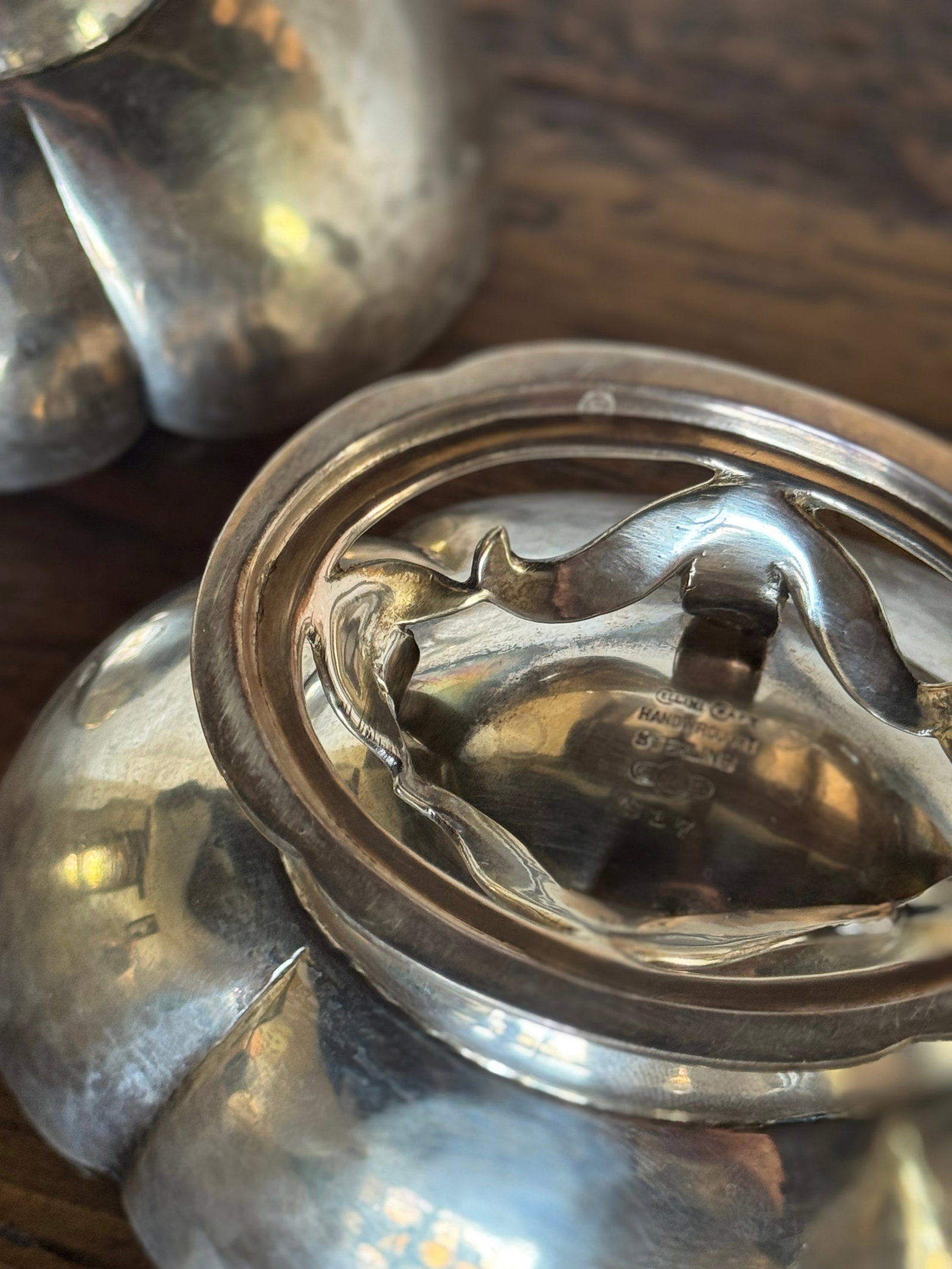 Pair of Gorham Sterling Silver Individual Nut Dishes, Early 20th Century - 7