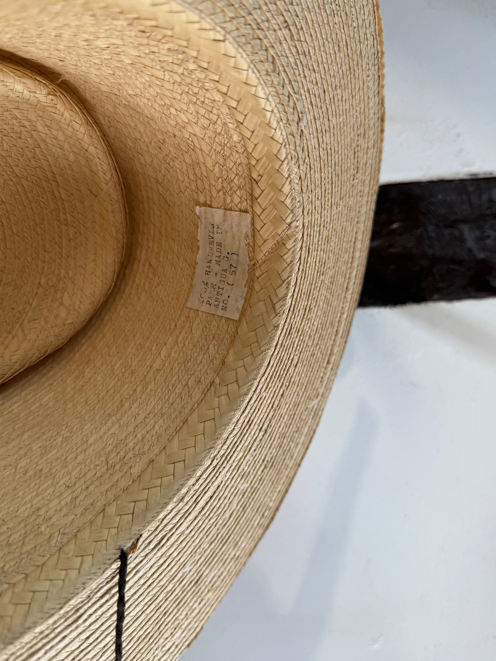 Pair of Vintage Western Hats: Stetson Felt and Straw Sombrero - 4