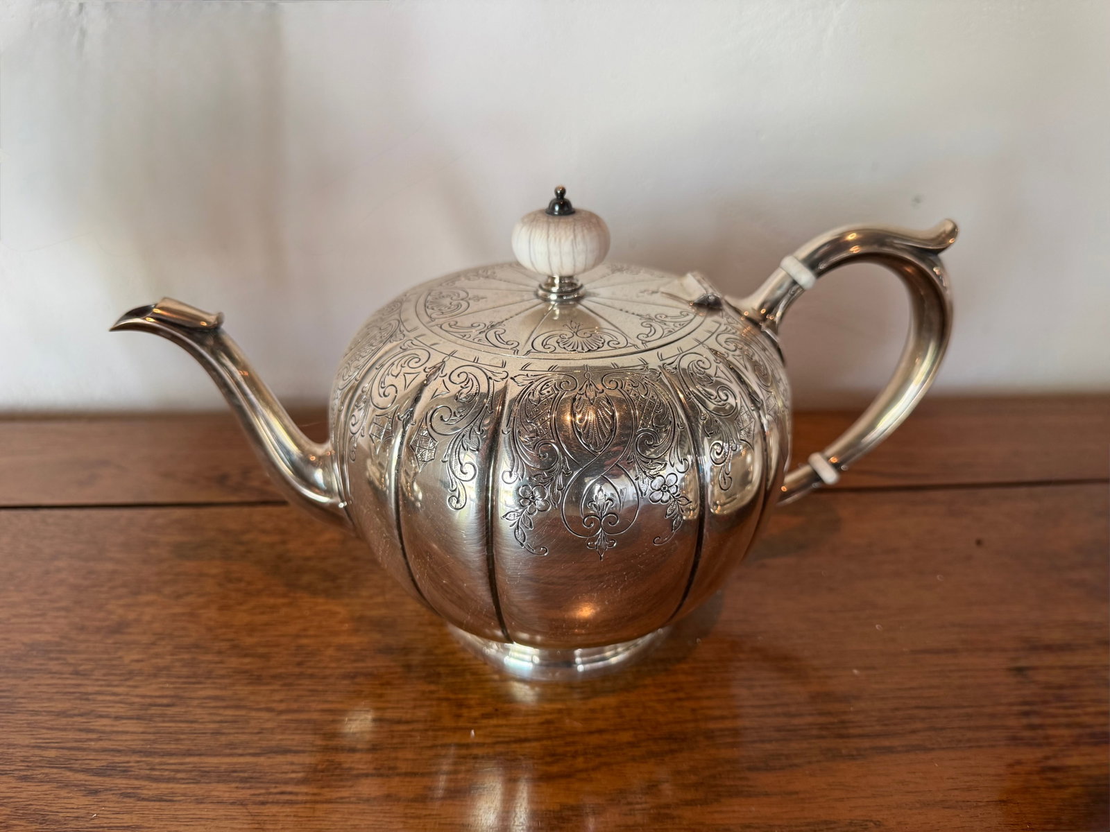 Gorham Sterling Silver Seven-Piece Tea and Coffee Service & Tray - 6