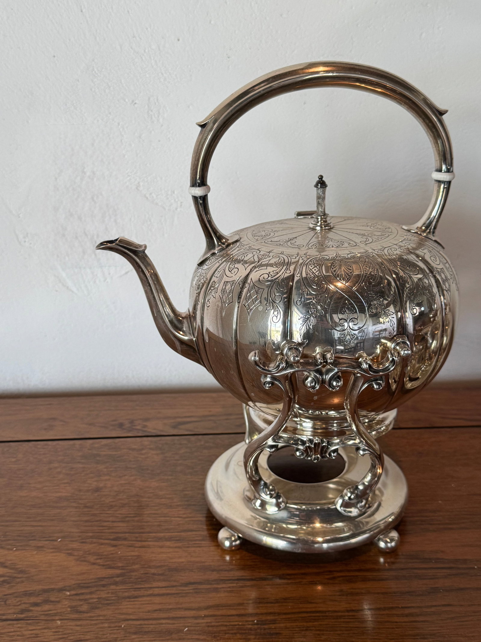 Gorham Sterling Silver Seven-Piece Tea and Coffee Service & Tray - 7