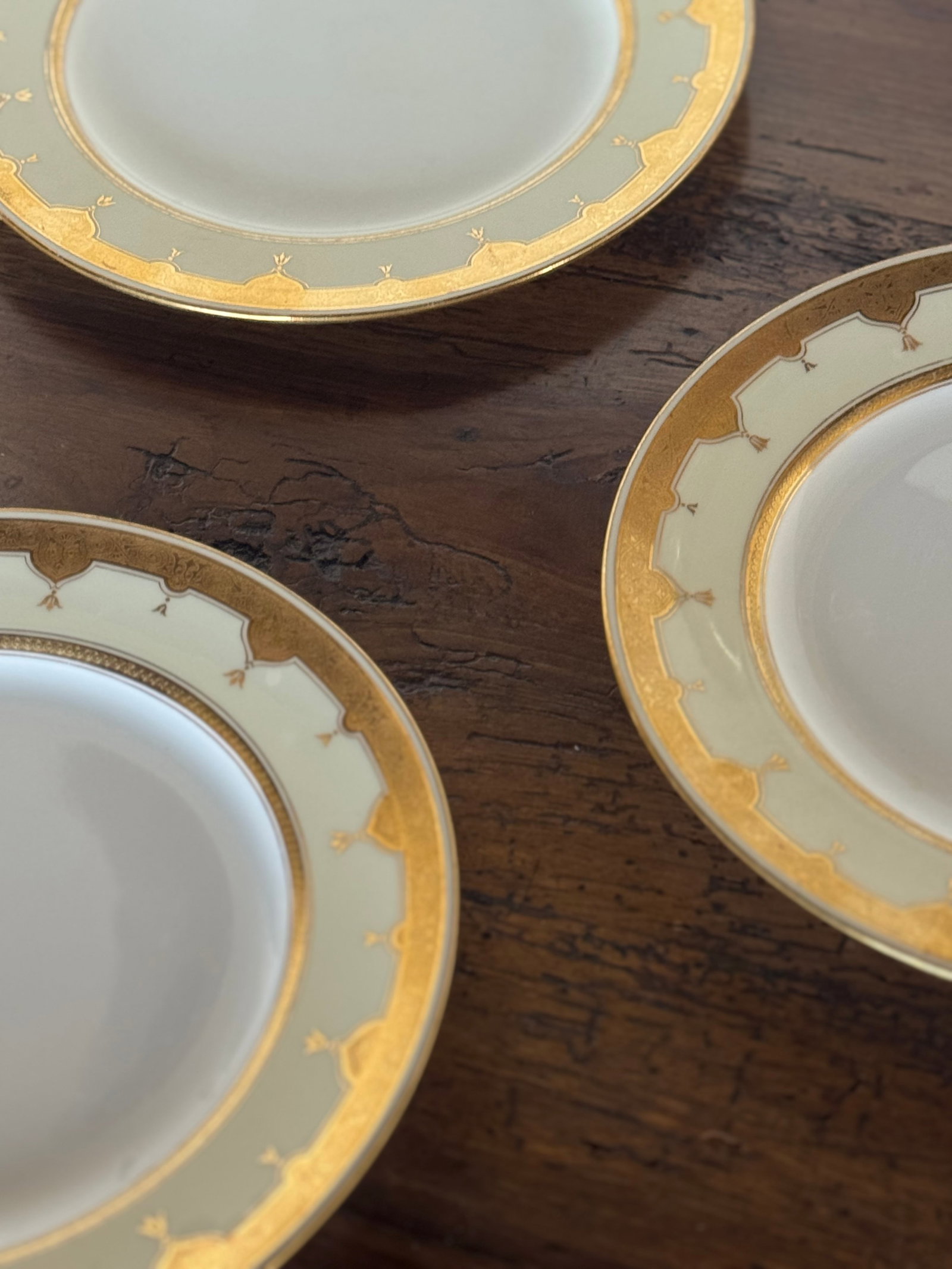 Set of Ten Copeland Spode Dinner and Dessert Plates in Two Patterns - 6