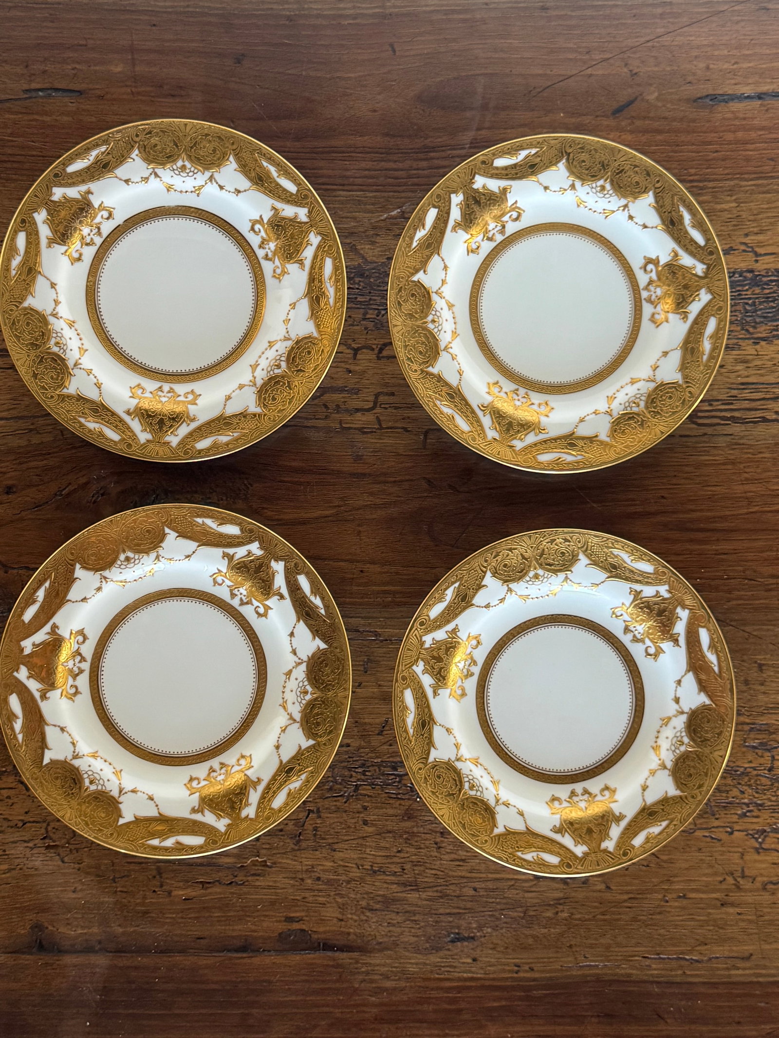 Set of Ten Copeland Spode Dinner and Dessert Plates in Two Patterns - 7
