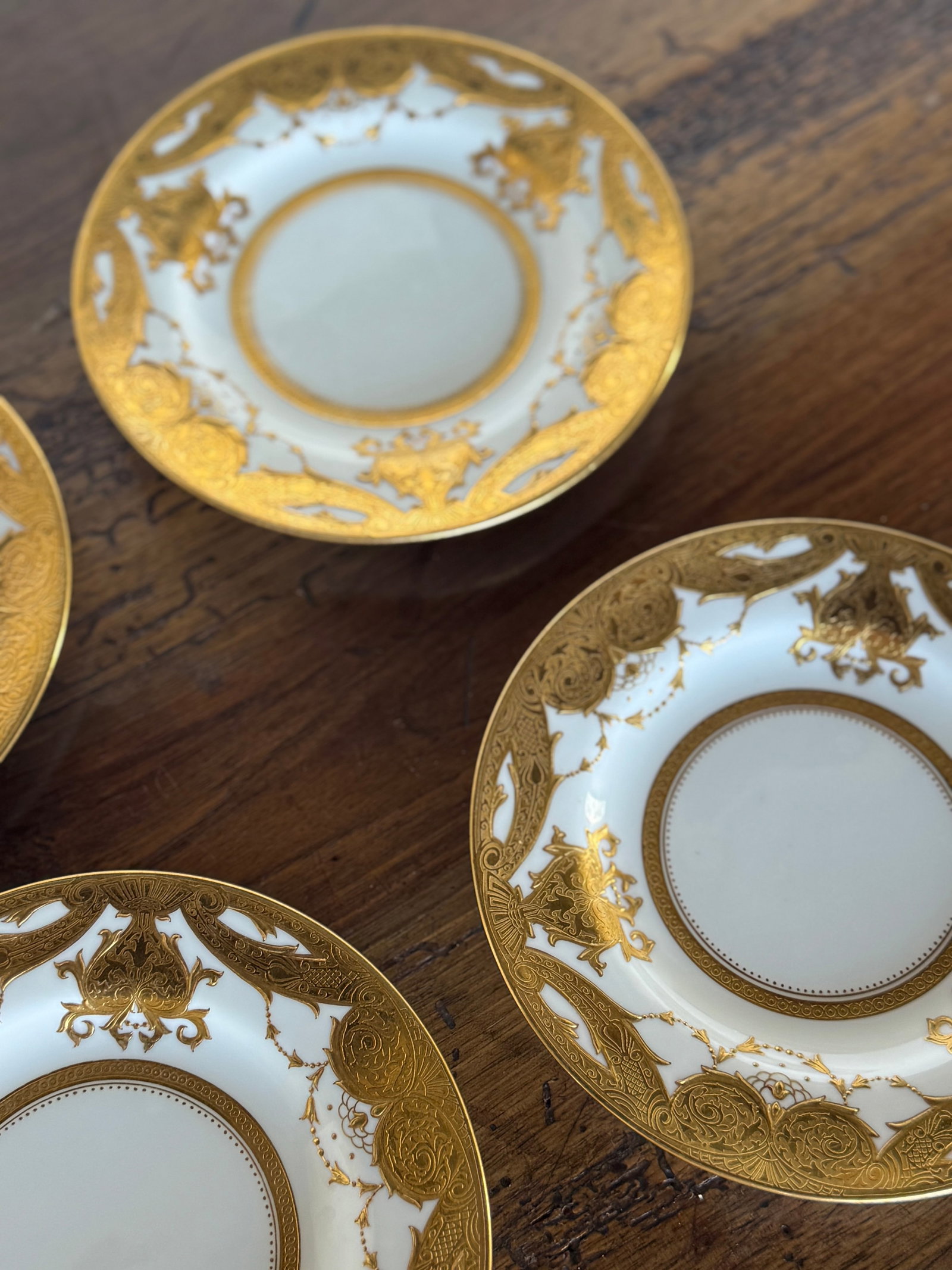 Set of Ten Copeland Spode Dinner and Dessert Plates in Two Patterns - 8
