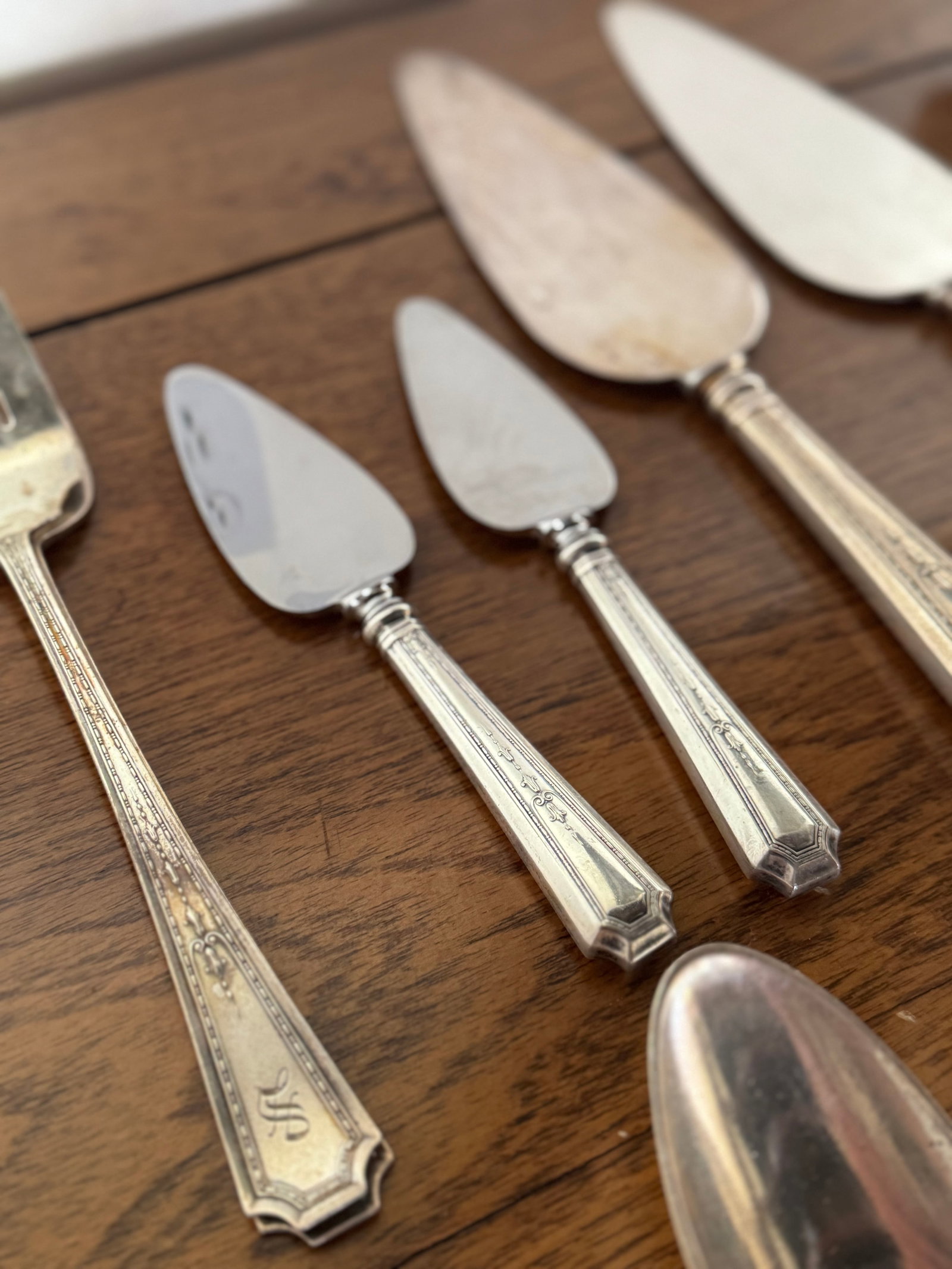 Colfax by Durigin-Gorham Sterling Silver Flatware Set, 268 pieces, S Monogram - 12