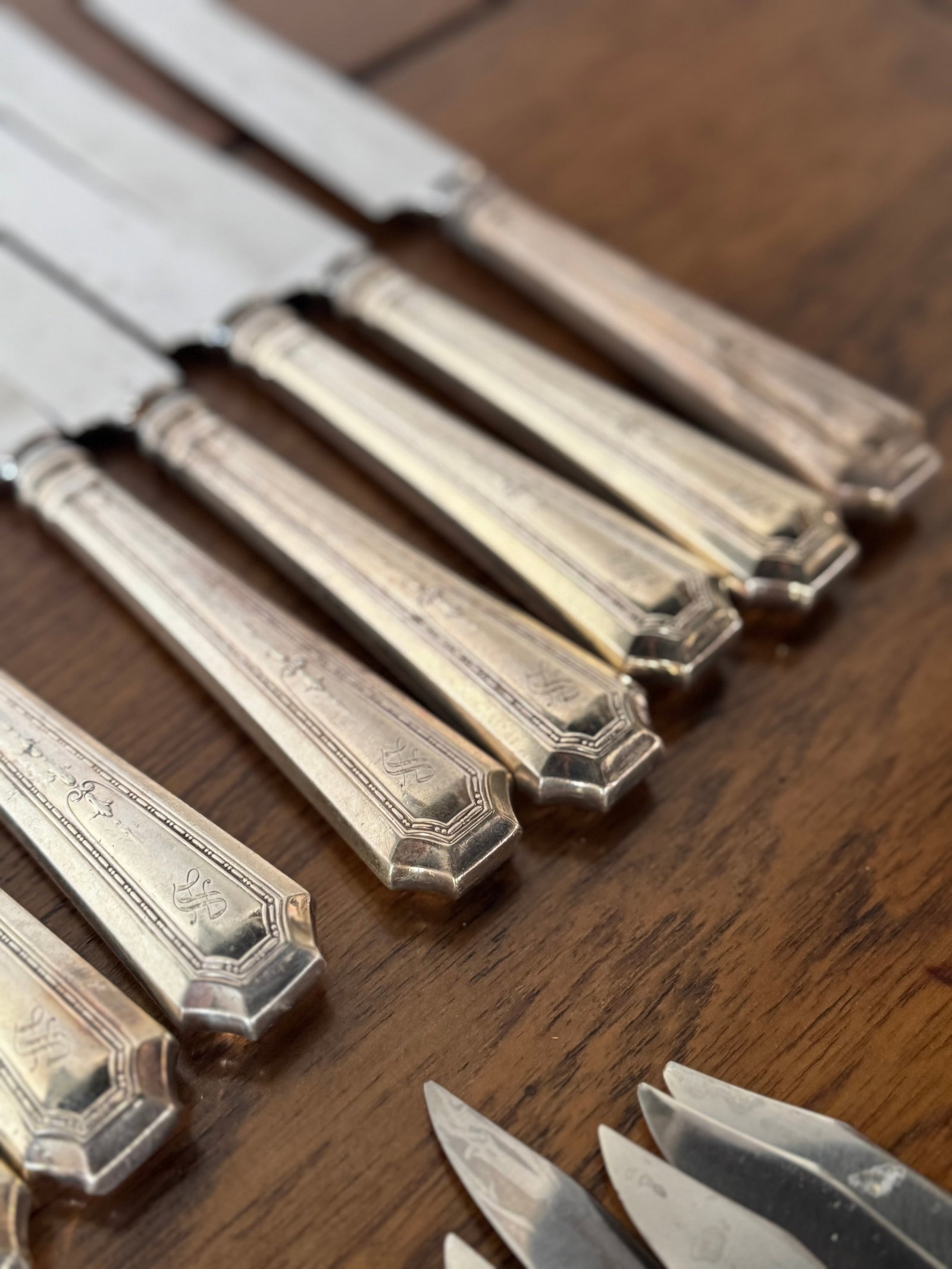 Colfax by Durigin-Gorham Sterling Silver Flatware Set, 268 pieces, S Monogram - 14