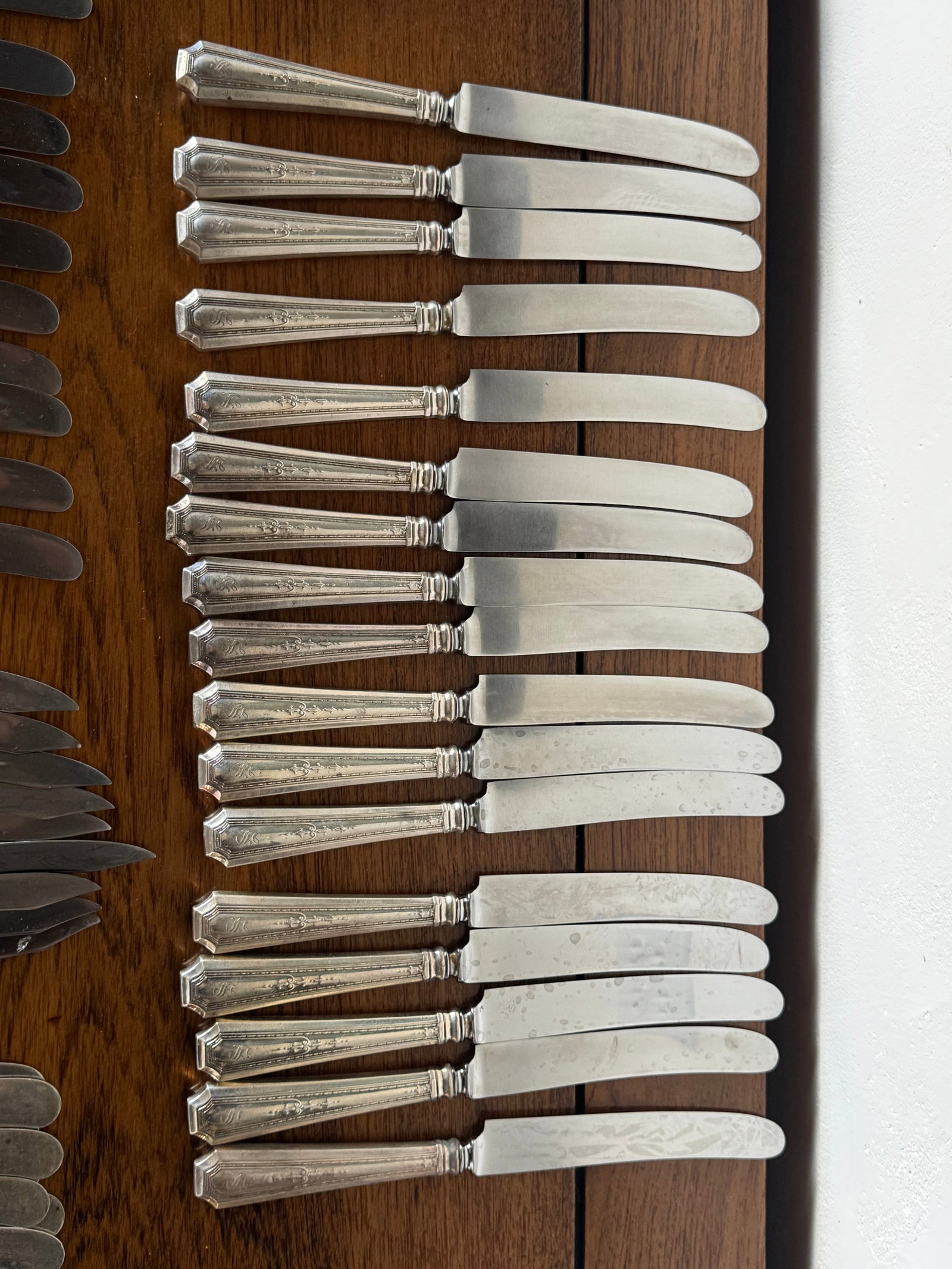 Colfax by Durigin-Gorham Sterling Silver Flatware Set, 268 pieces, S Monogram - 6