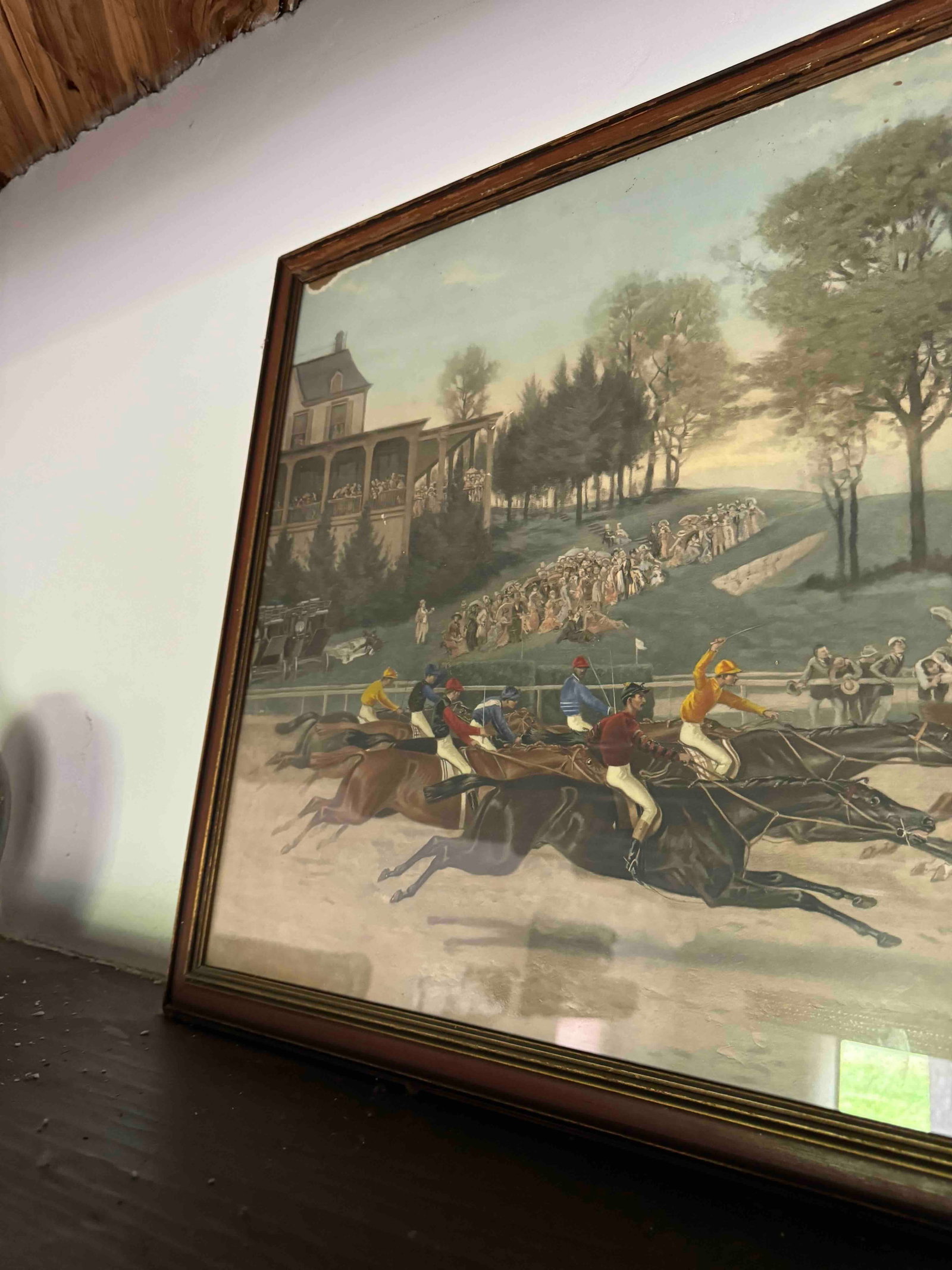 Great Metropolitan Stakes, Oil on Panel, by E. P. "Edward" Sanguinetti - 5