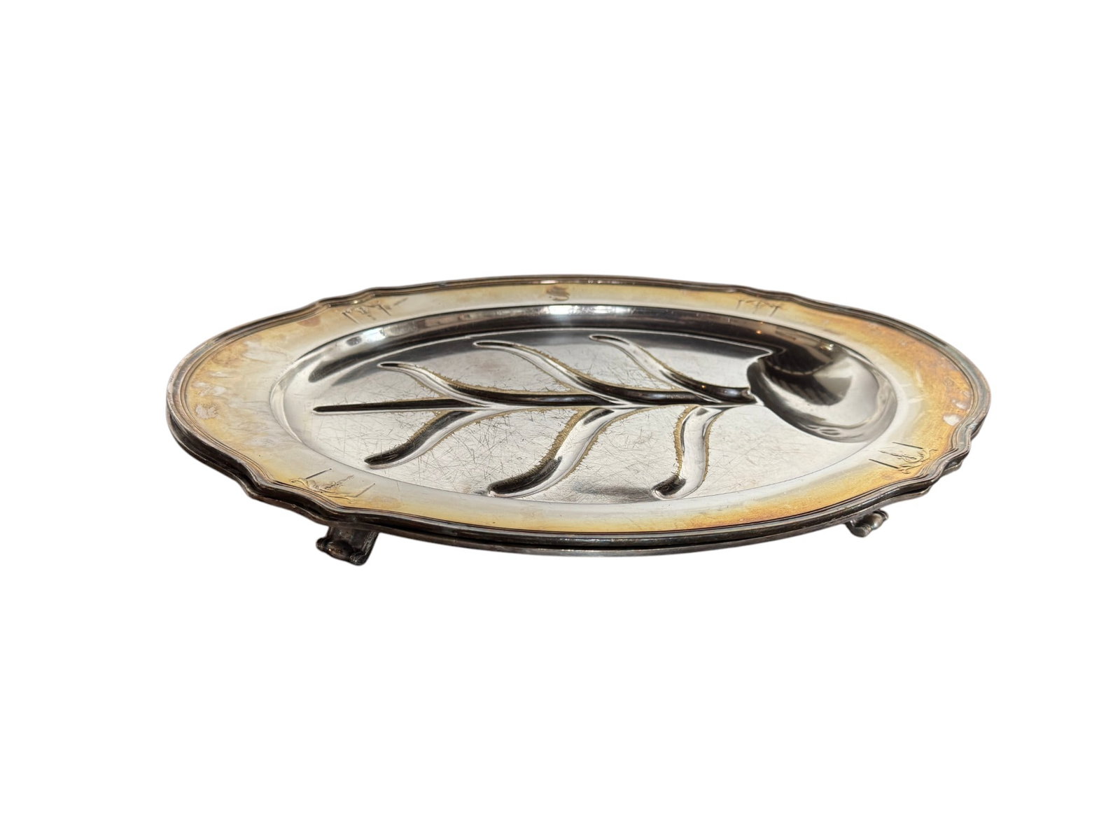 Pair of Gorham Silver S.P. Trays/Platters (1 of 7)