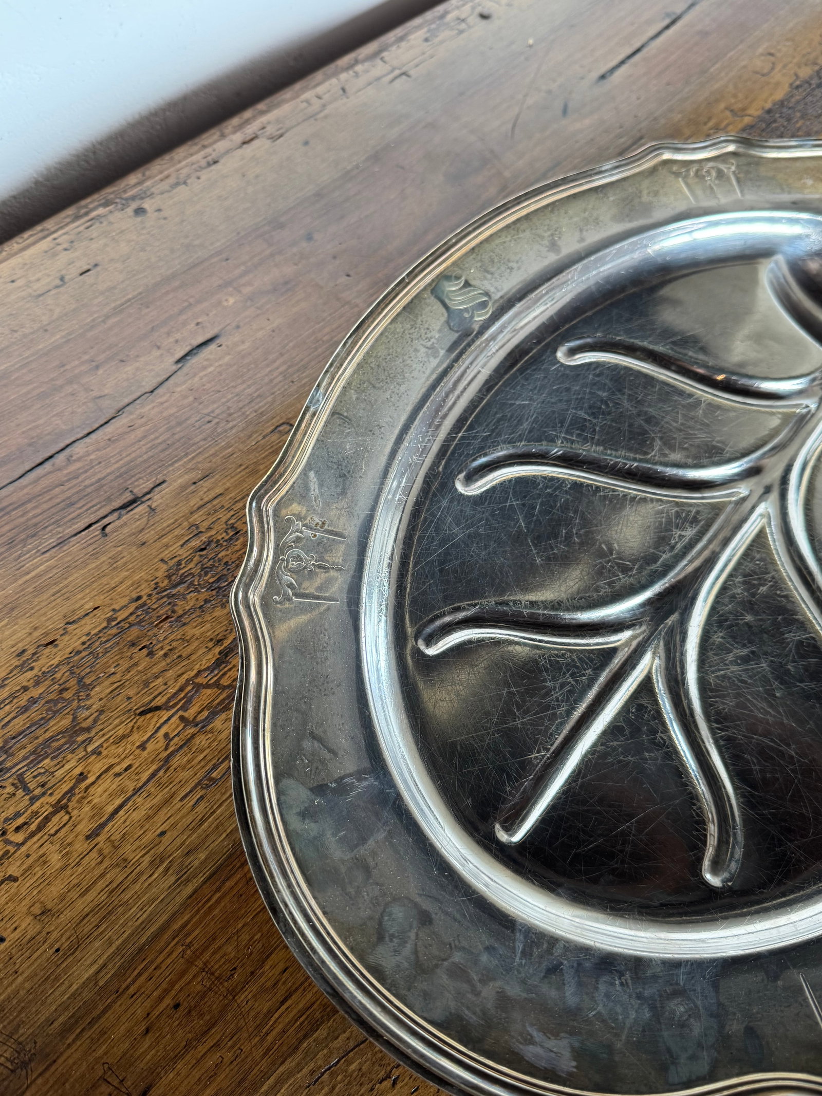 Pair of Gorham Silver S.P. Trays/Platters - 2