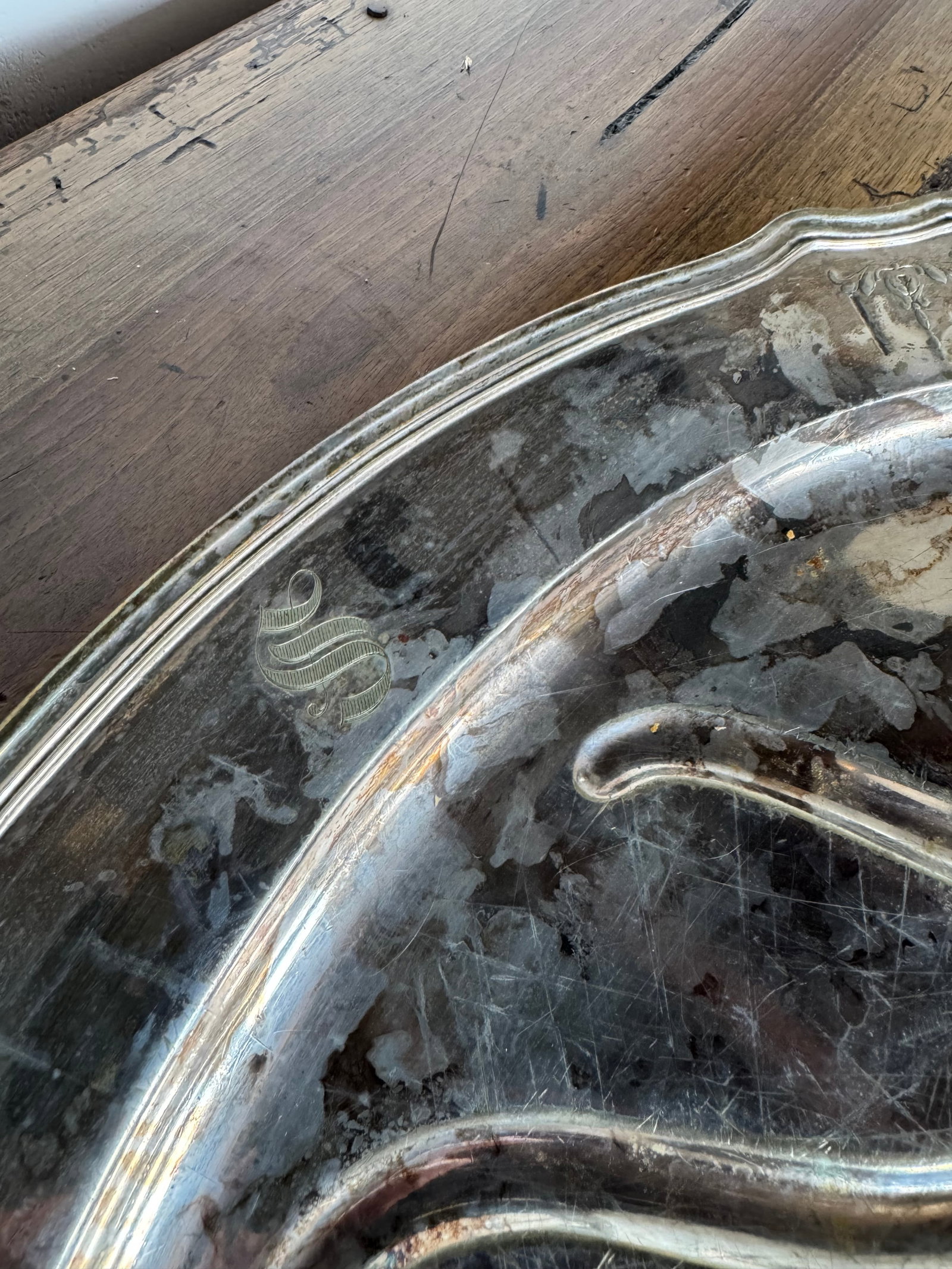 Pair of Gorham Silver S.P. Trays/Platters - 6