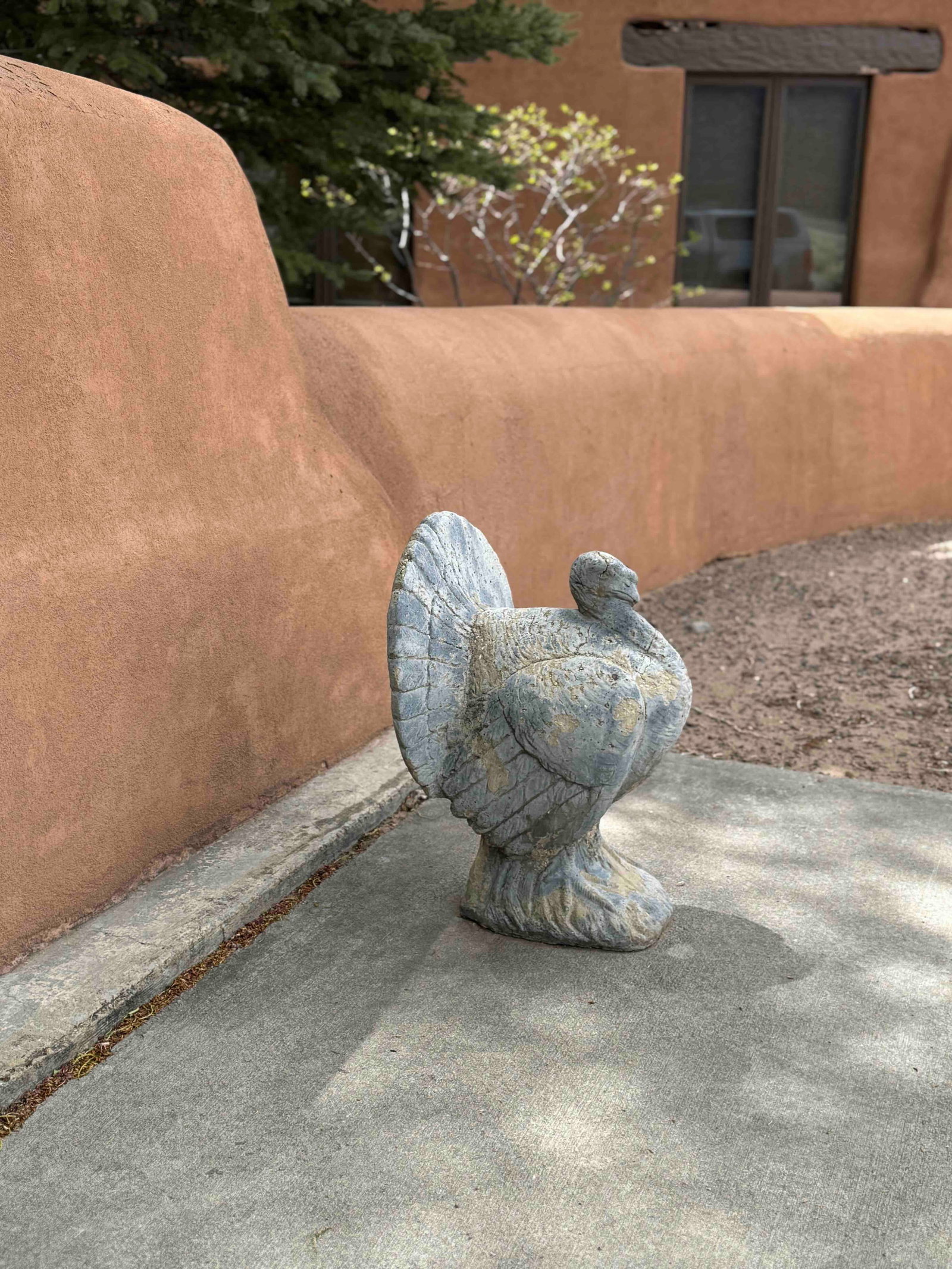 Concrete Turkey Garden Statues, Pair - 4