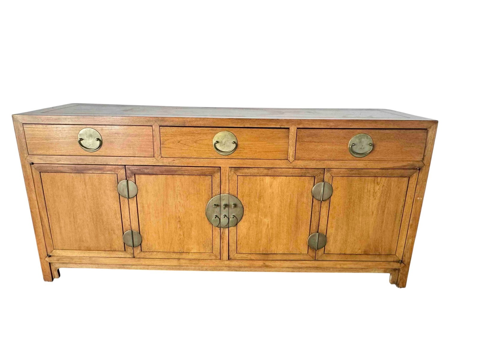 Chinese Export Low Chest or Console Cabinet (1 of 5)