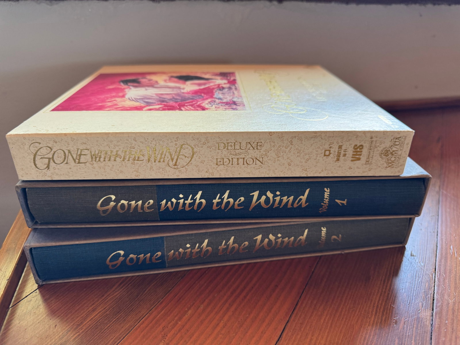 Gone With the Wind Set of Books & Deluxe Edition VHS Set - 2