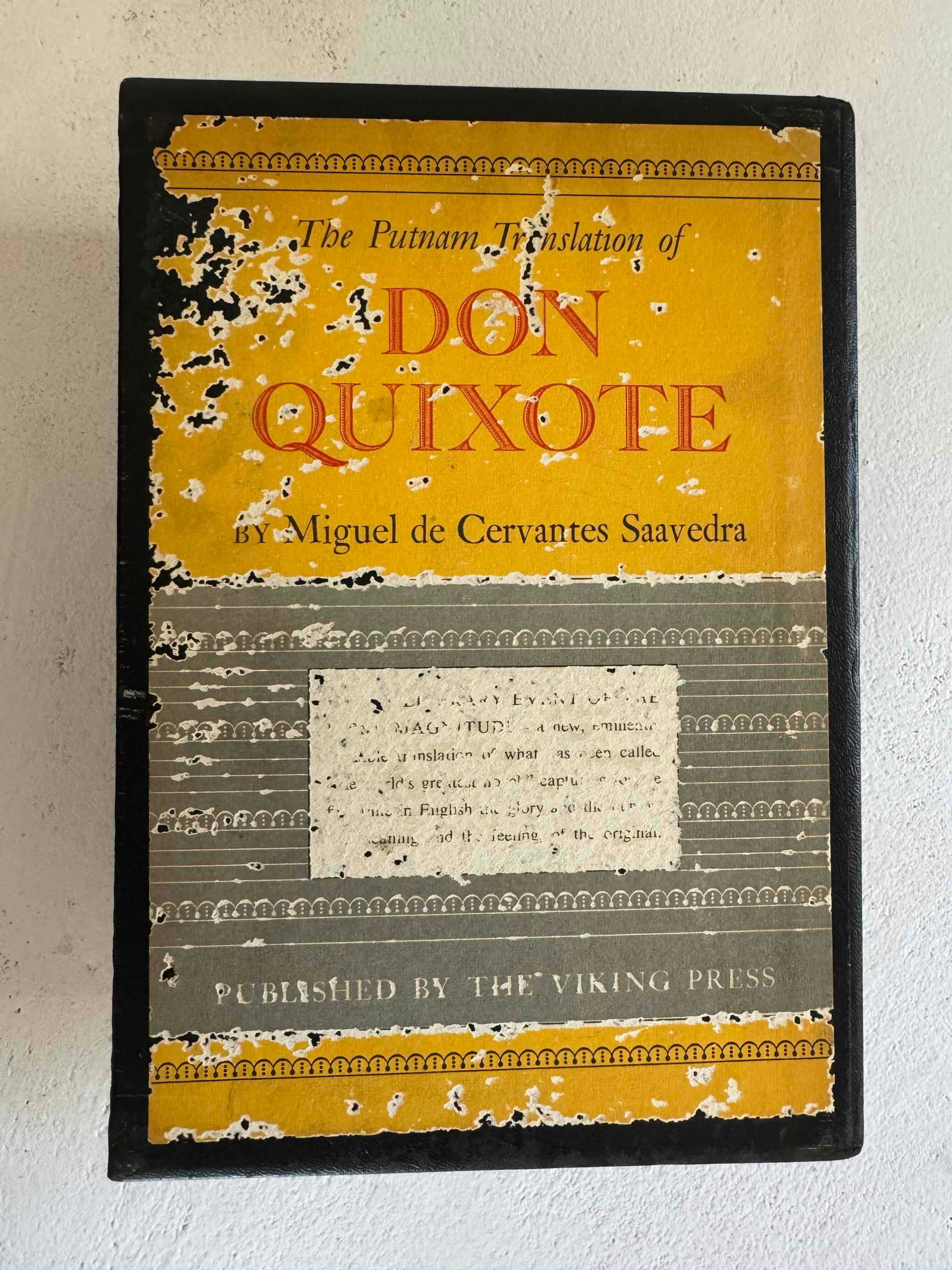 Don Quixote by Miguel de Cervantes Saavedra, The Putnam Translation, The Viking Press, 1949, Two ... - 3