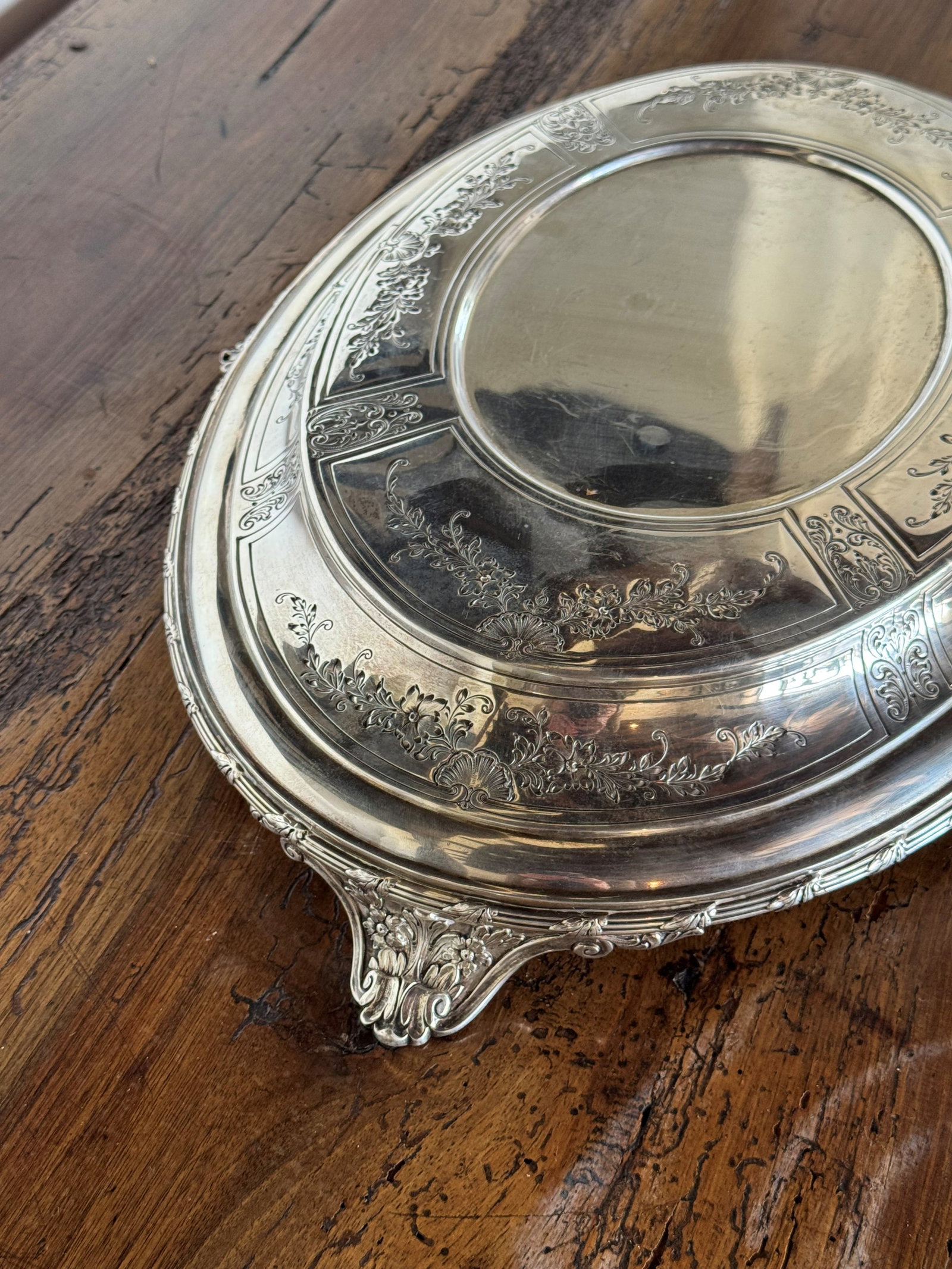 Gorham Sterling Silver Footed Salver or Plateau - 4