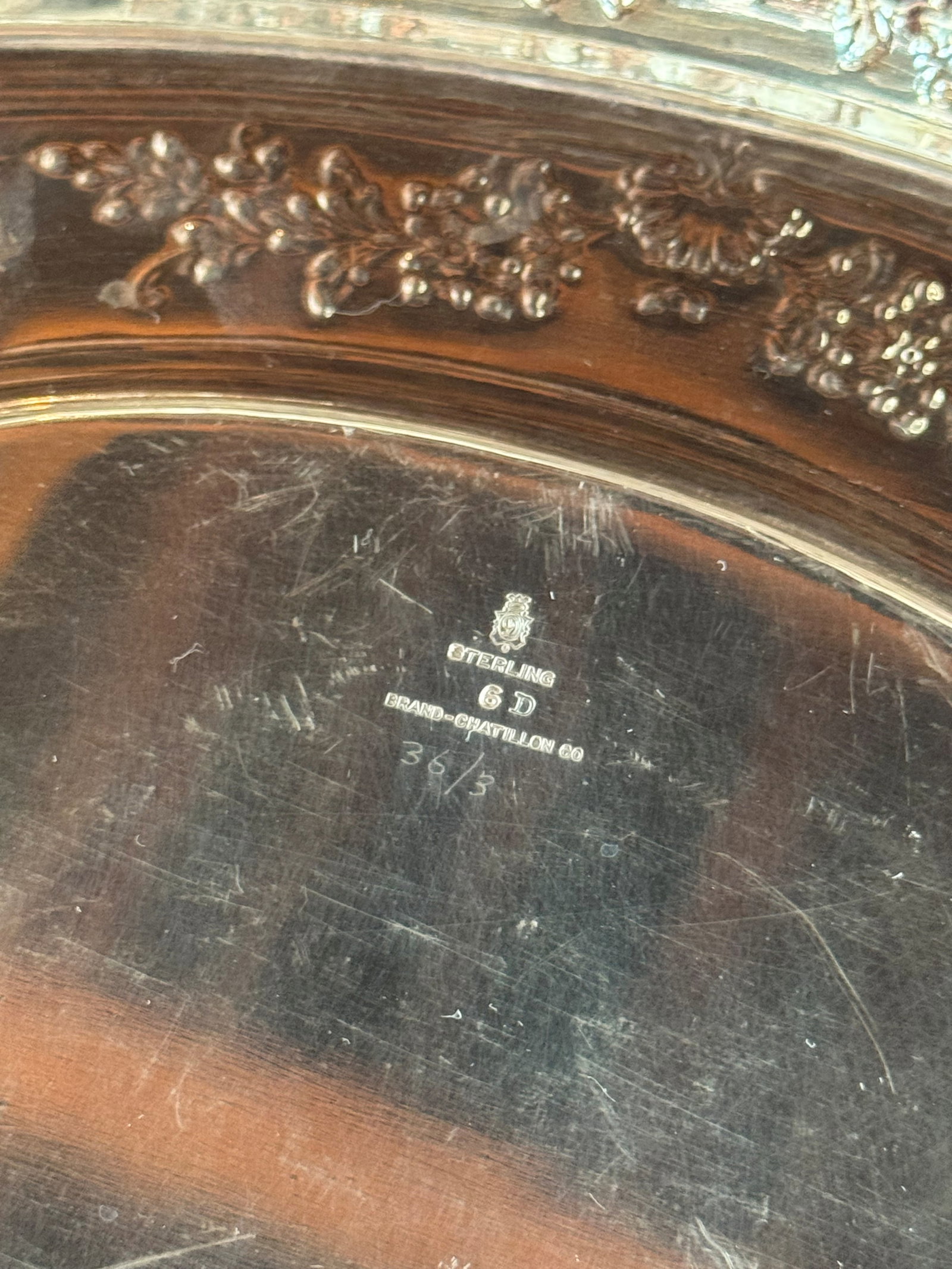 Gorham Sterling Silver Footed Salver or Plateau - 6