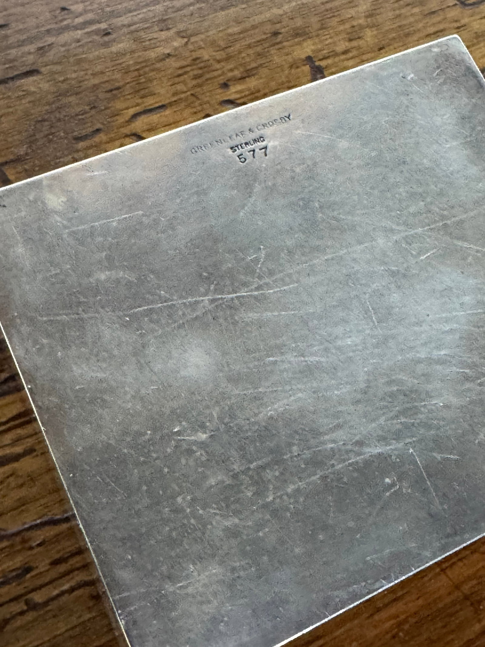 Tiffany & Co. Sterling Silver Tray and Gorham Sterling Silver Cigarette Box - 5