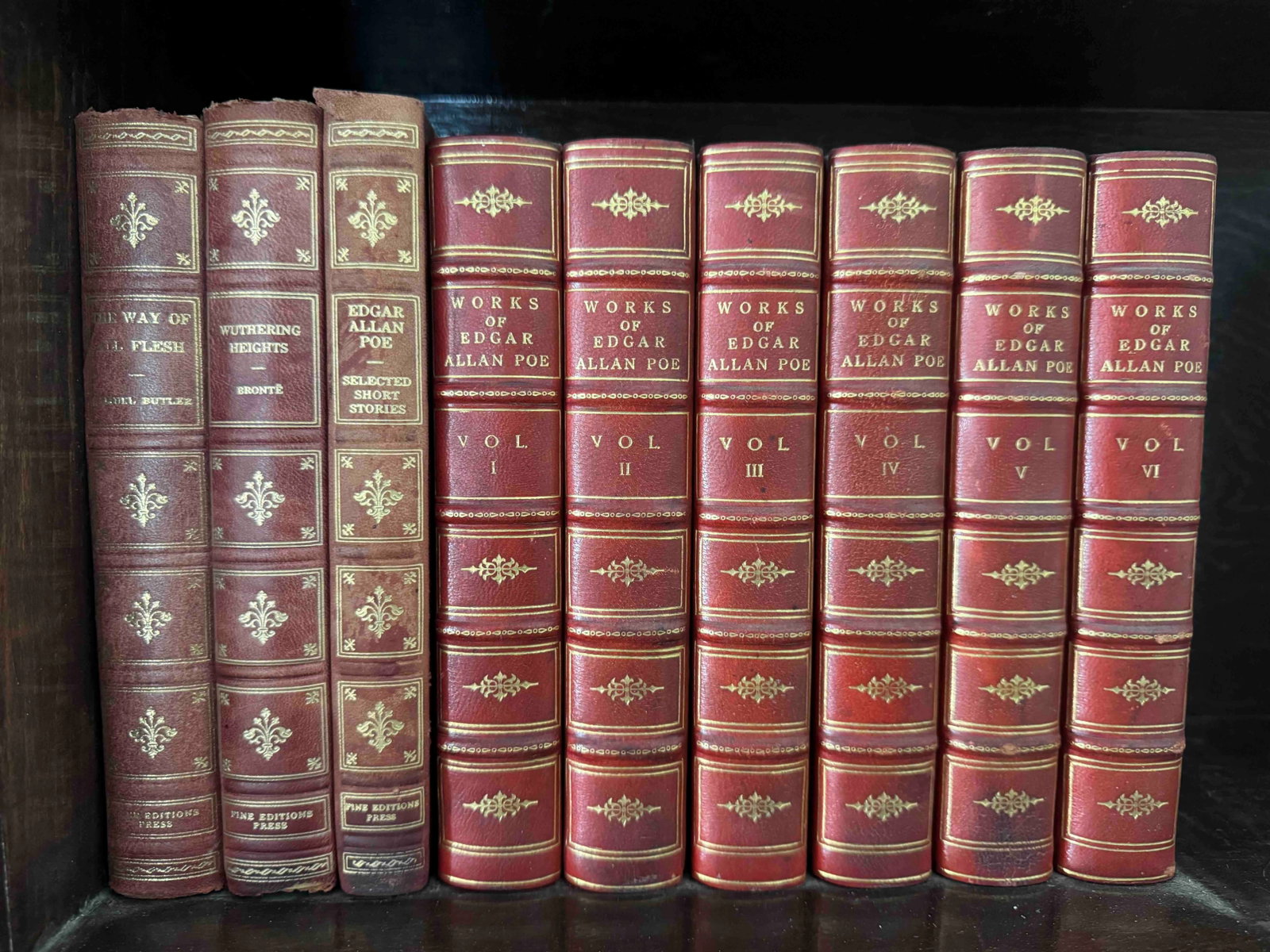 Collection of Literary Classics, including a Six-Volume Set of Edgar Allan Poe, Fine Editions Press - 2