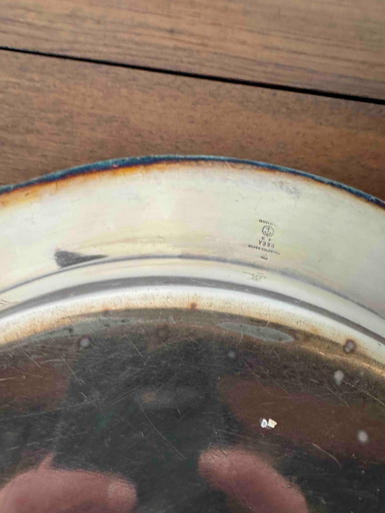 Pair of Gorham Silver Soldered Service Plates - 4