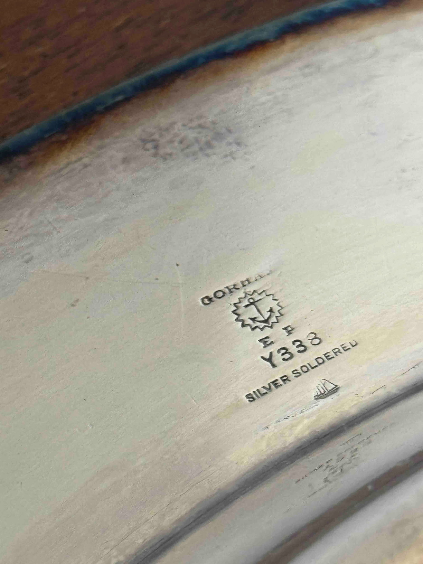 Pair of Gorham Silver Soldered Service Plates - 5