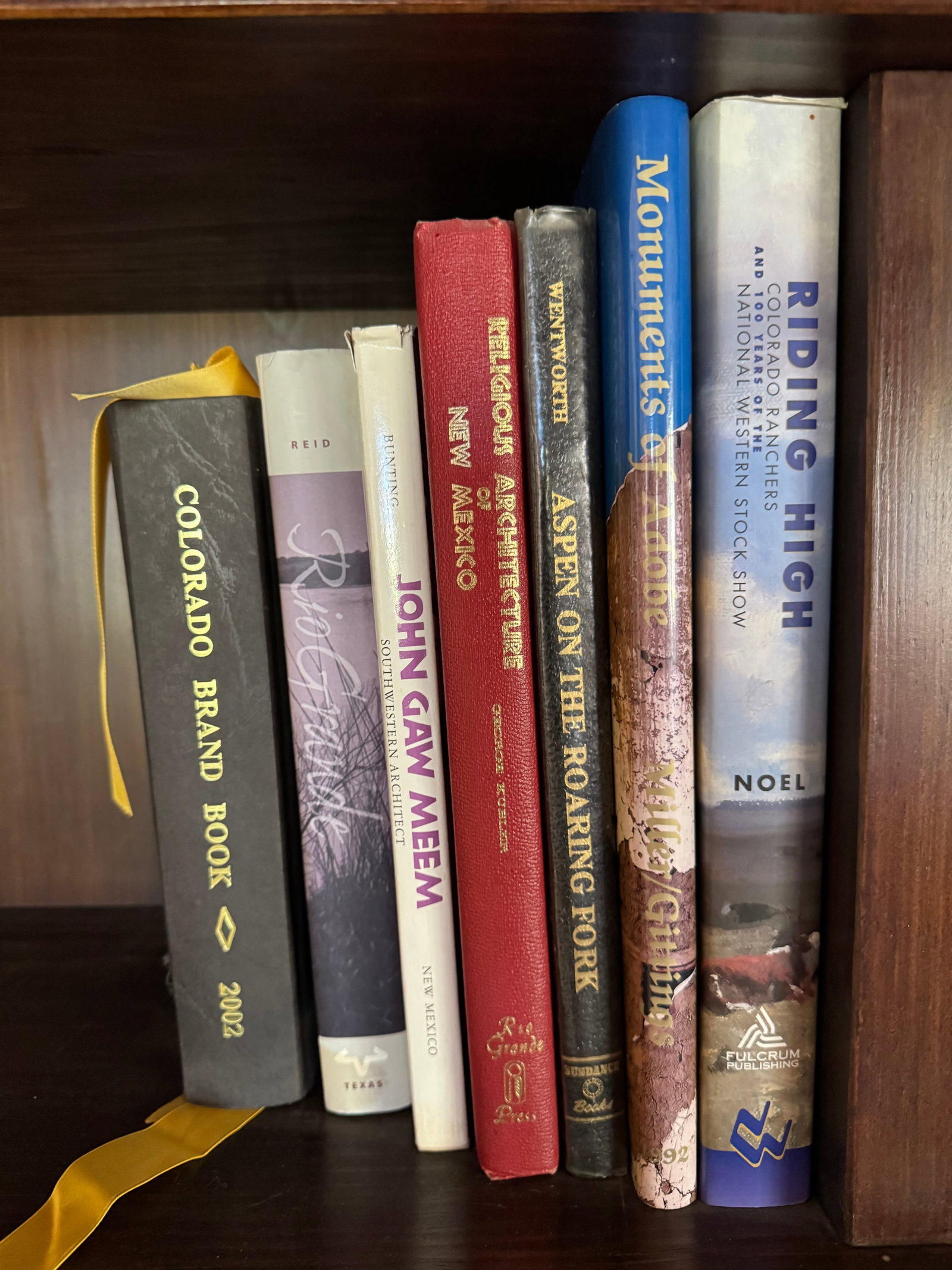 Collection of 7 Books on Colorado and New Mexico History, Architecture, and Ranching - 2