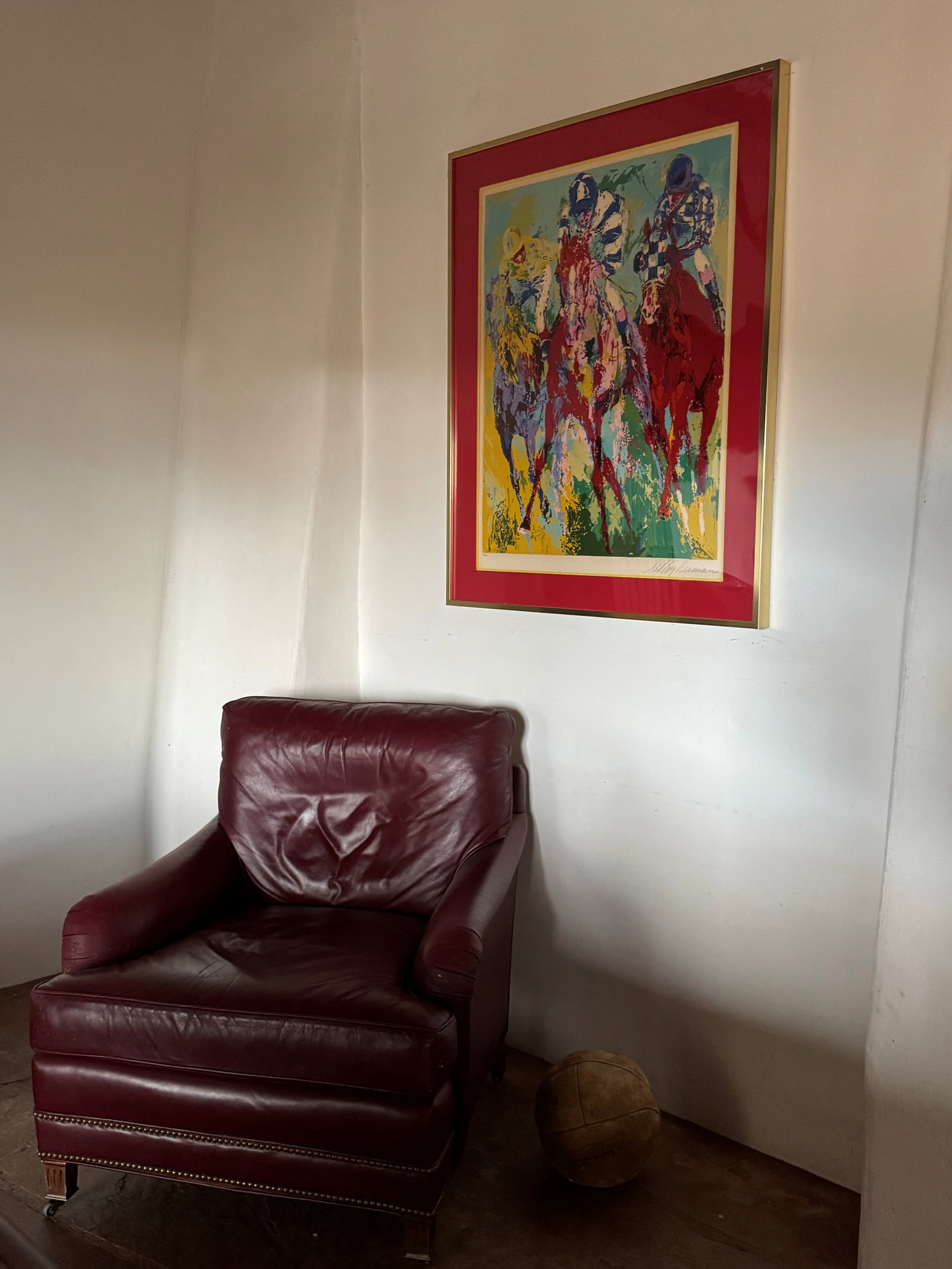LeRoy Neiman,"Fourth Race" Serigraph, Signed and Numbered - 12