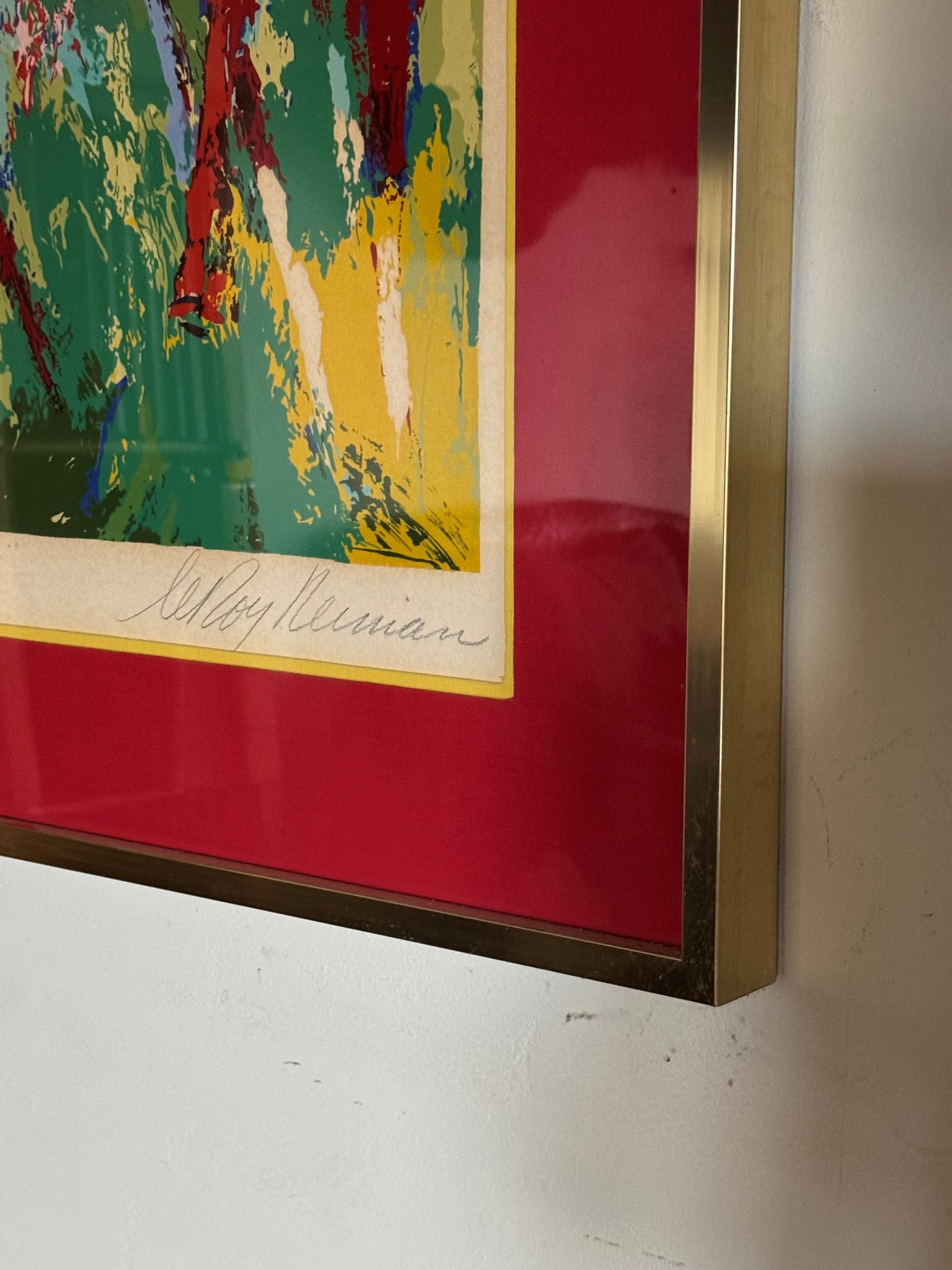LeRoy Neiman,"Fourth Race" Serigraph, Signed and Numbered - 4