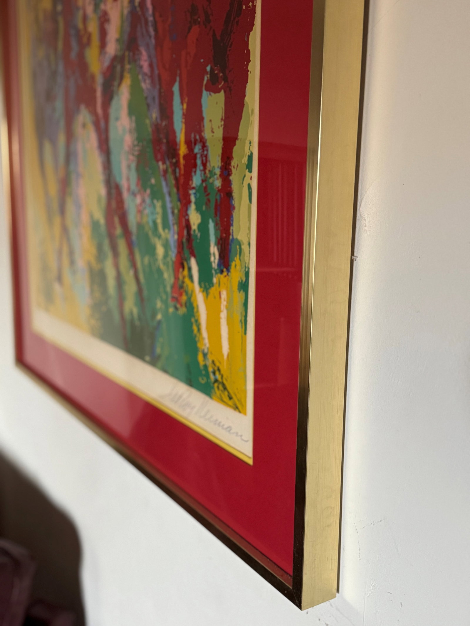 LeRoy Neiman,"Fourth Race" Serigraph, Signed and Numbered - 6