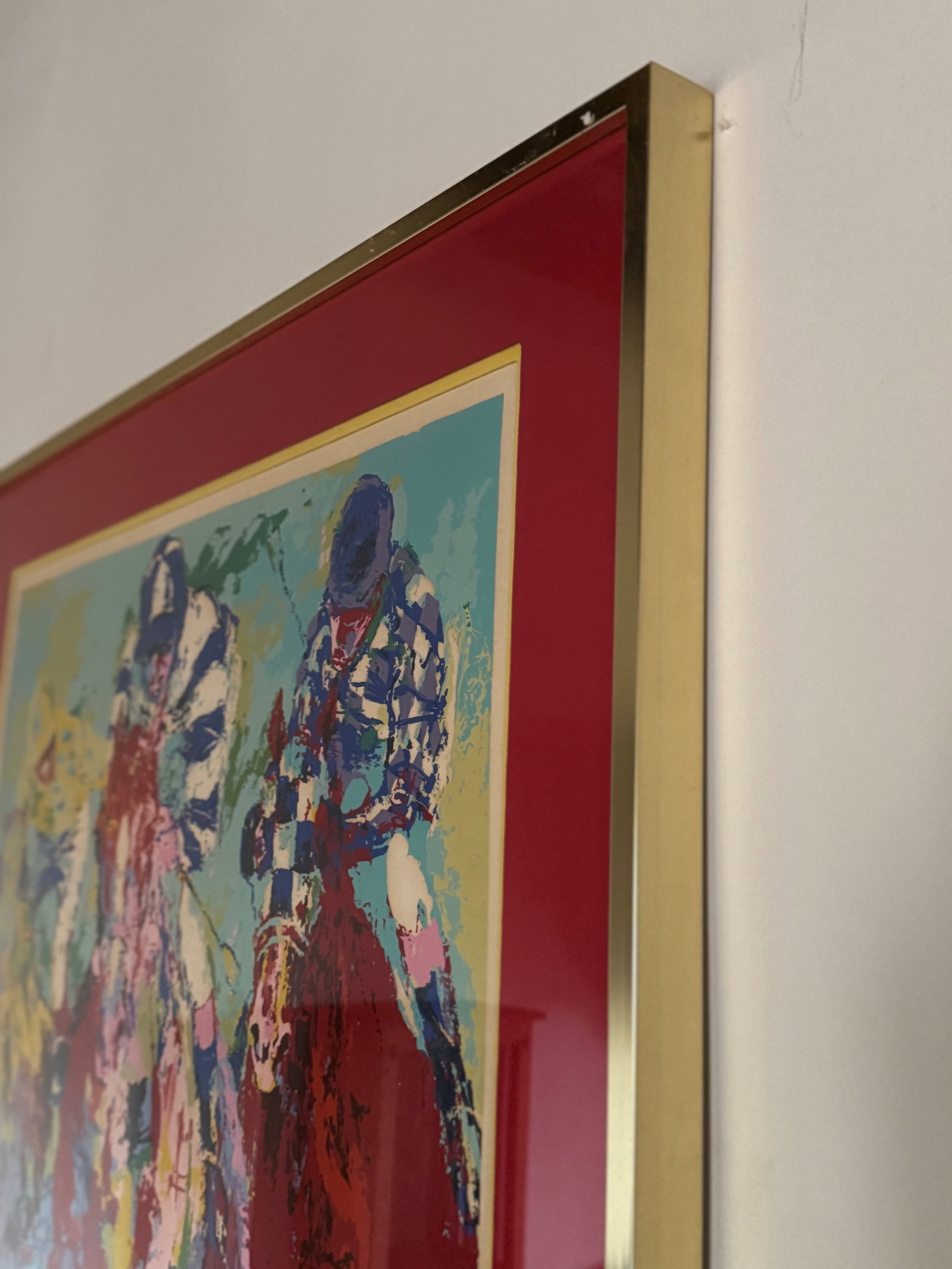 LeRoy Neiman,"Fourth Race" Serigraph, Signed and Numbered - 7