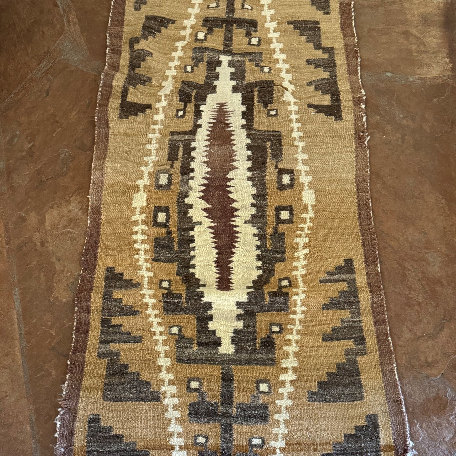 Navajo Geometric Patterned Weaving - 2
