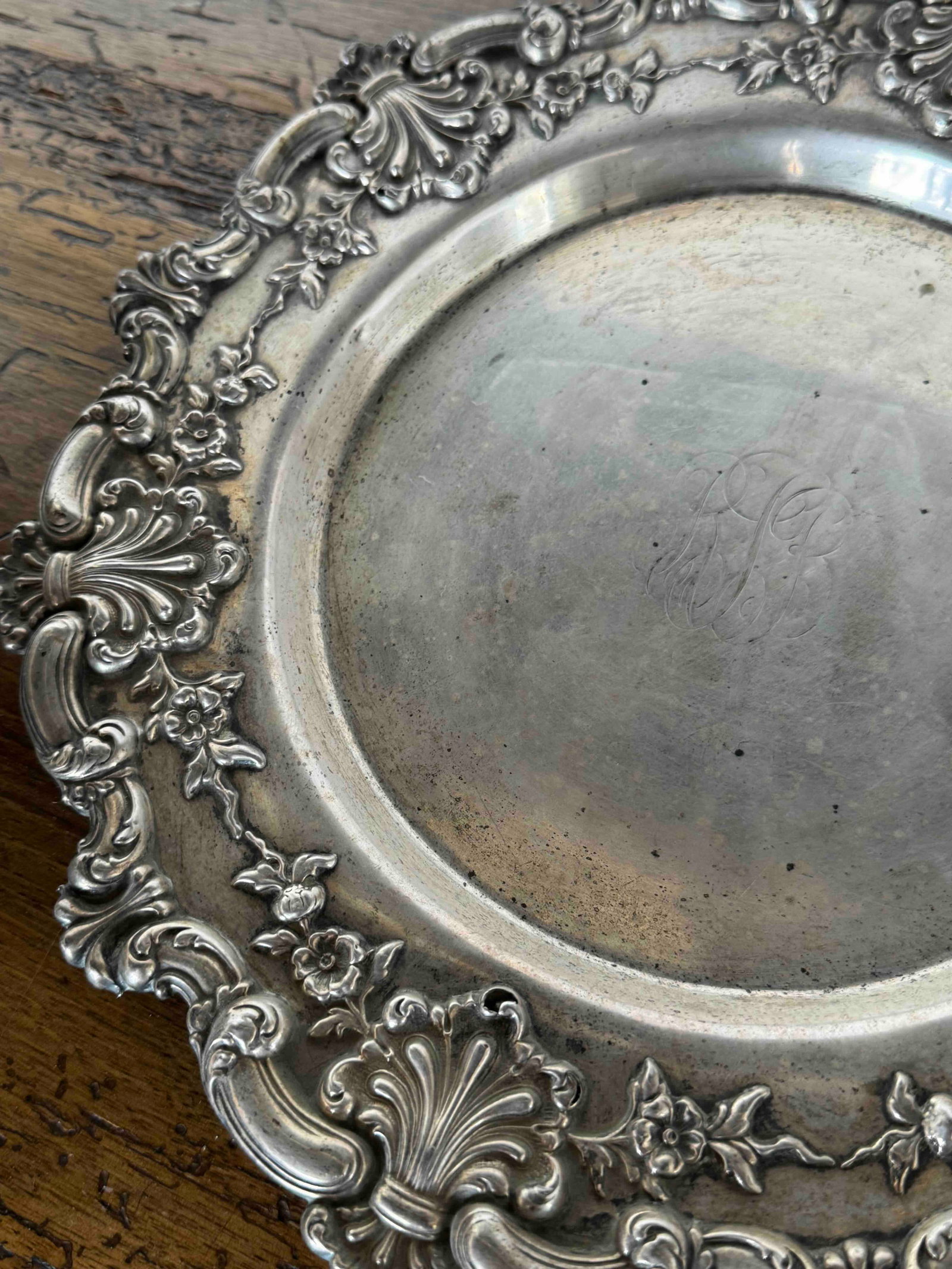 Two Sterling Silver Serving Trays, Ritz Towers and Unknown Maker - 4