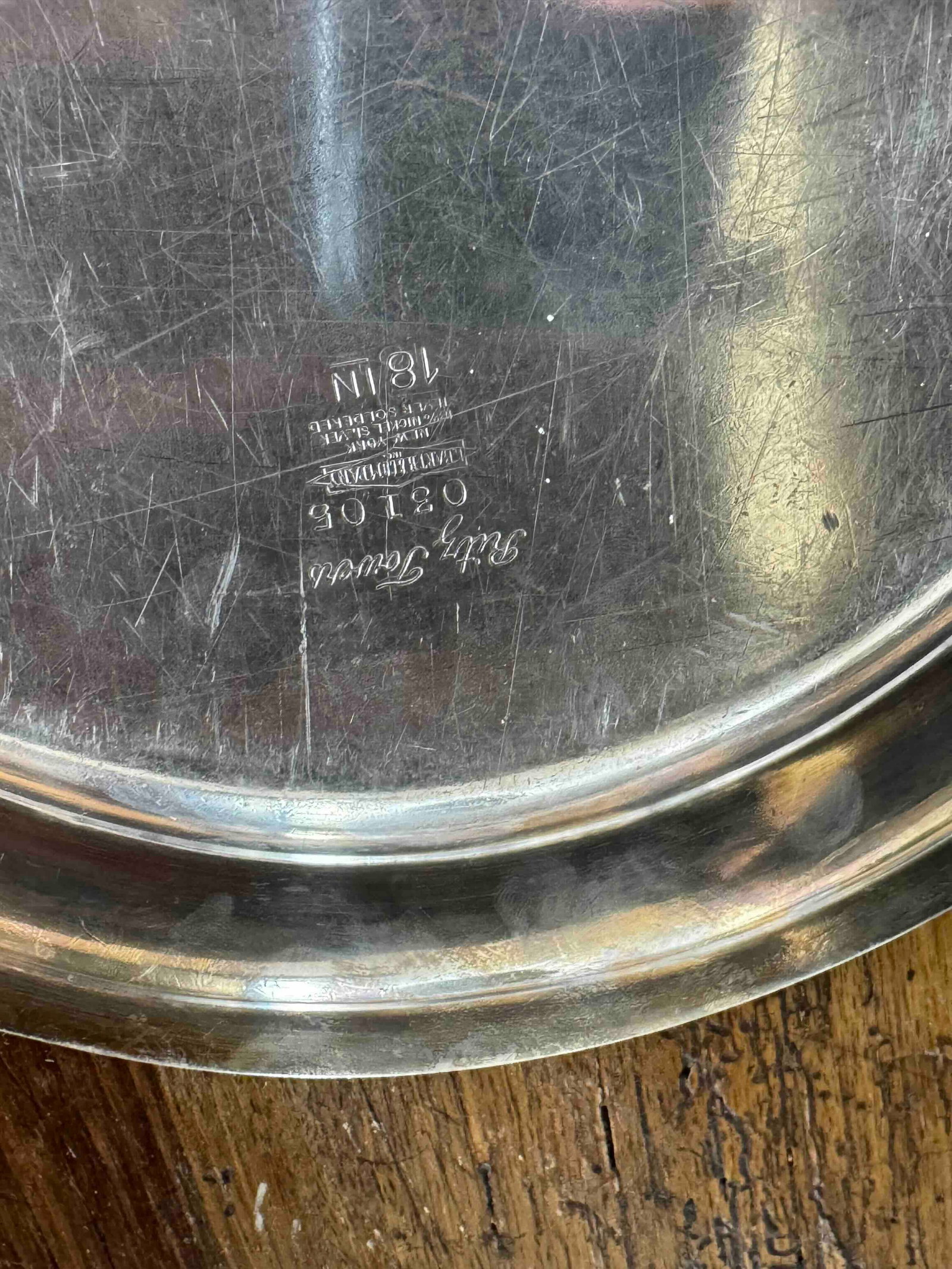 Two Sterling Silver Serving Trays, Ritz Towers and Unknown Maker - 5