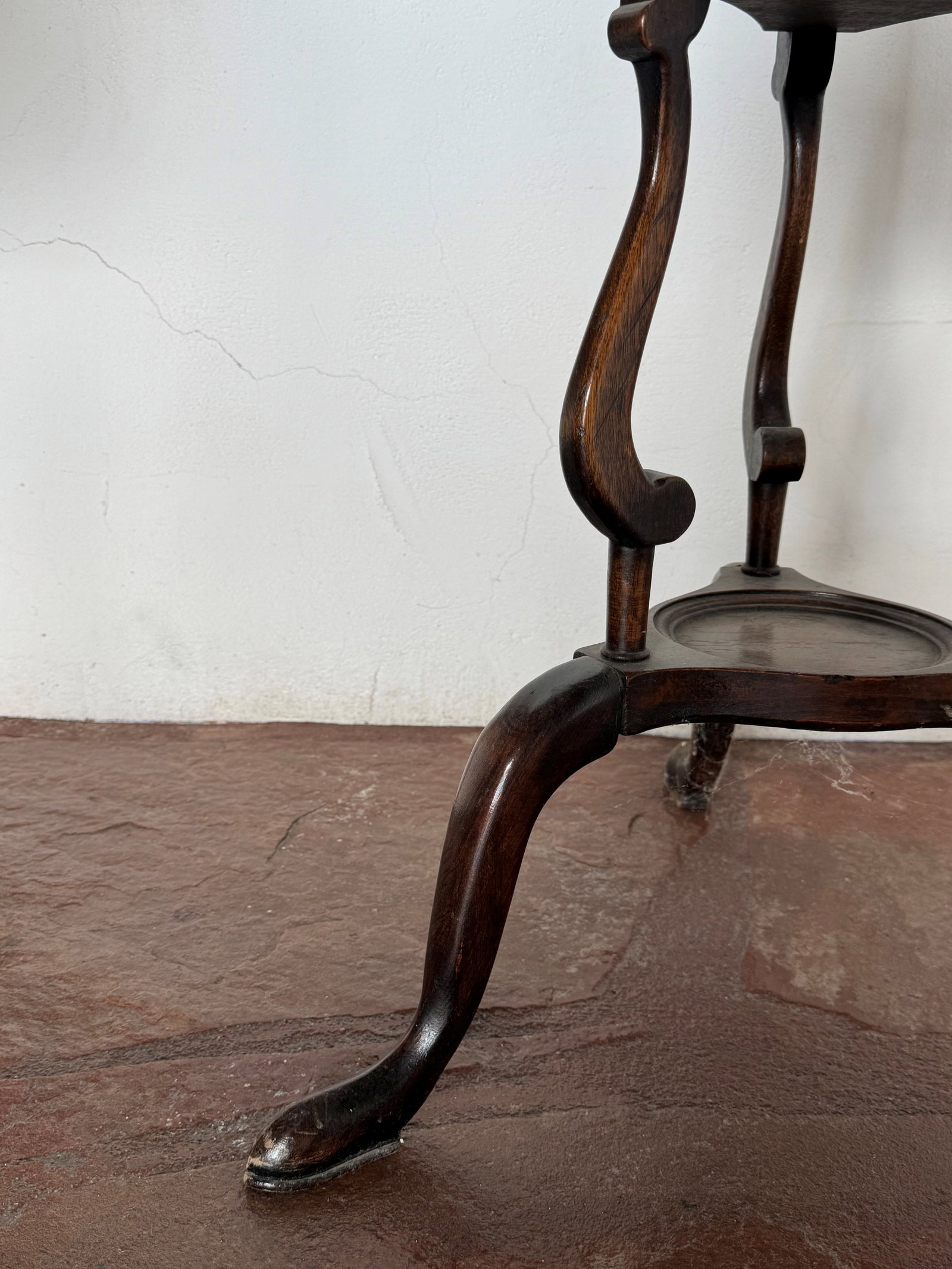 19th Century Burl Wood and Mahogany Basin Stand - 4