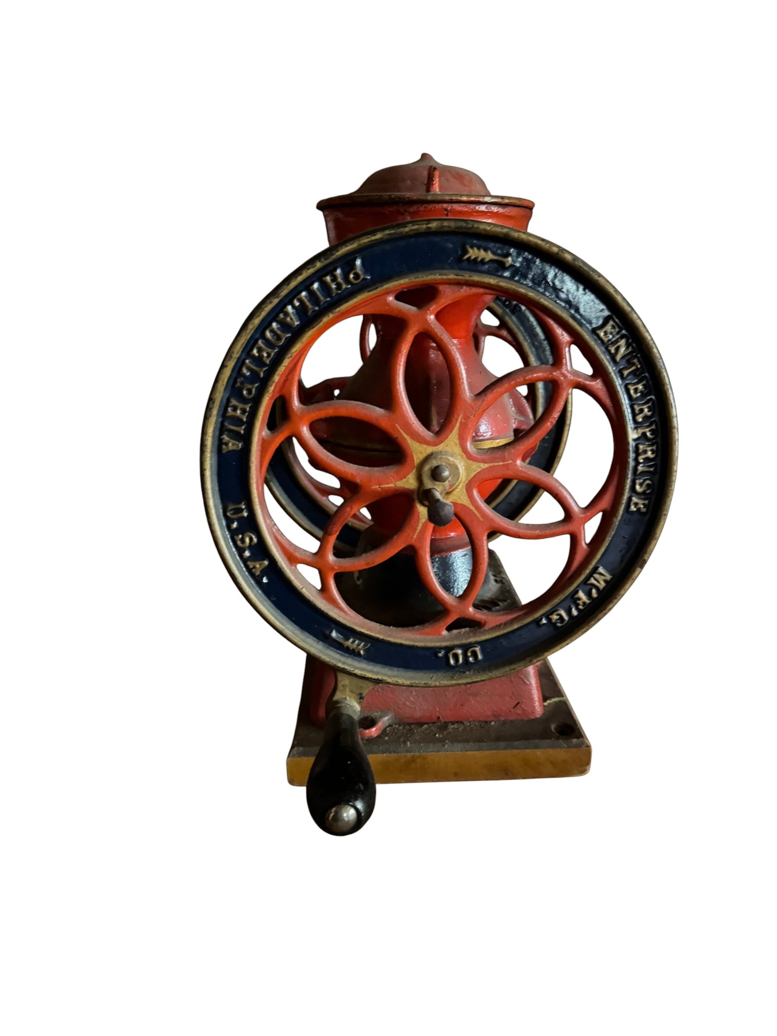 Enterprise Manufacturing Co. Philadelphia Cast Iron Coffee Grinder (1 of 2)