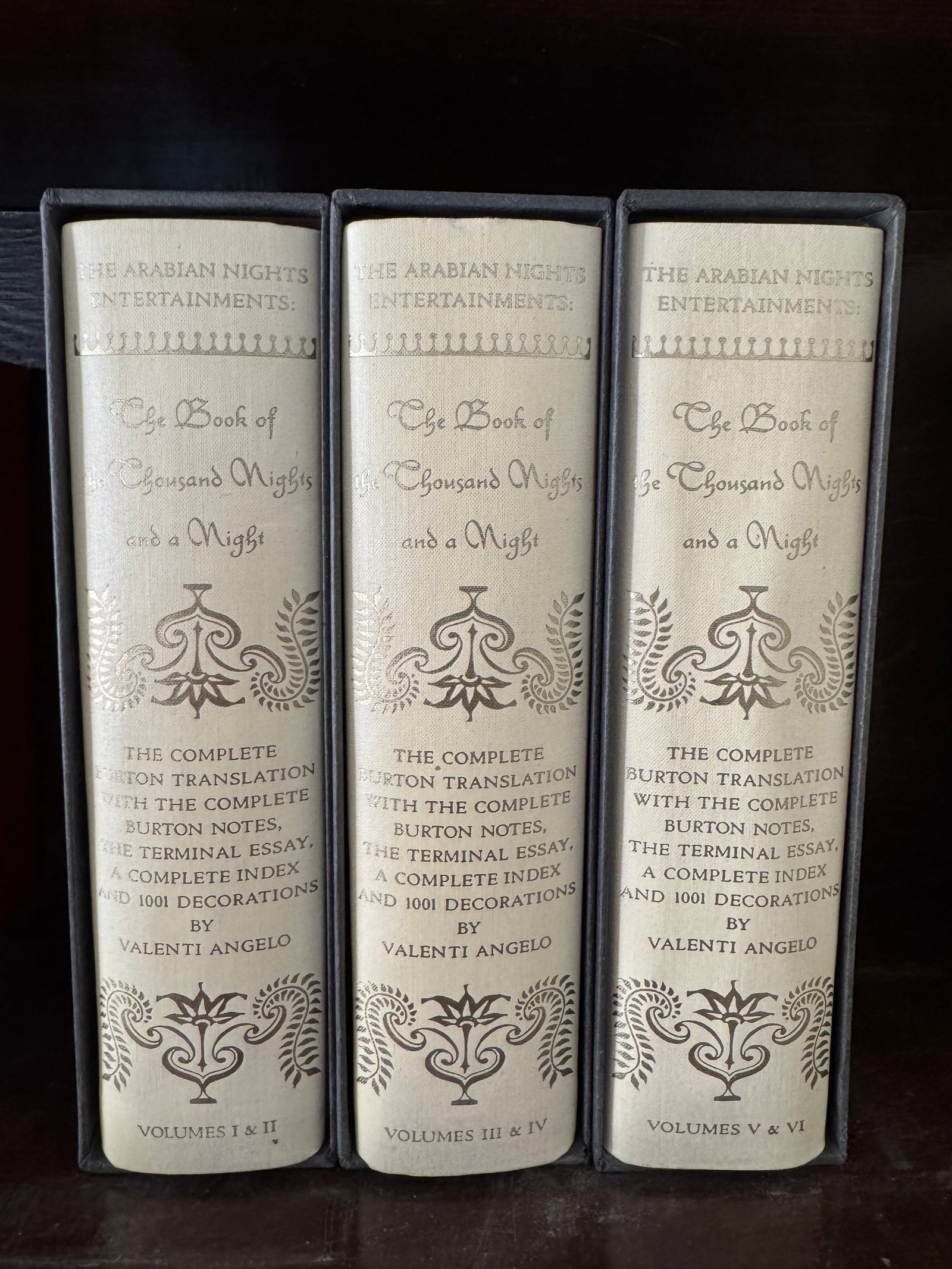 The Book of The Thousand Nights and a Night by Richard F. Burton, Limited Editions Club, 1934 (6 ... - 2