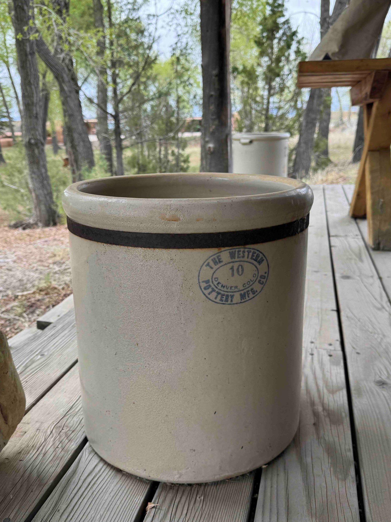 Three Antique Western Stoneware Co. Crocks - 3