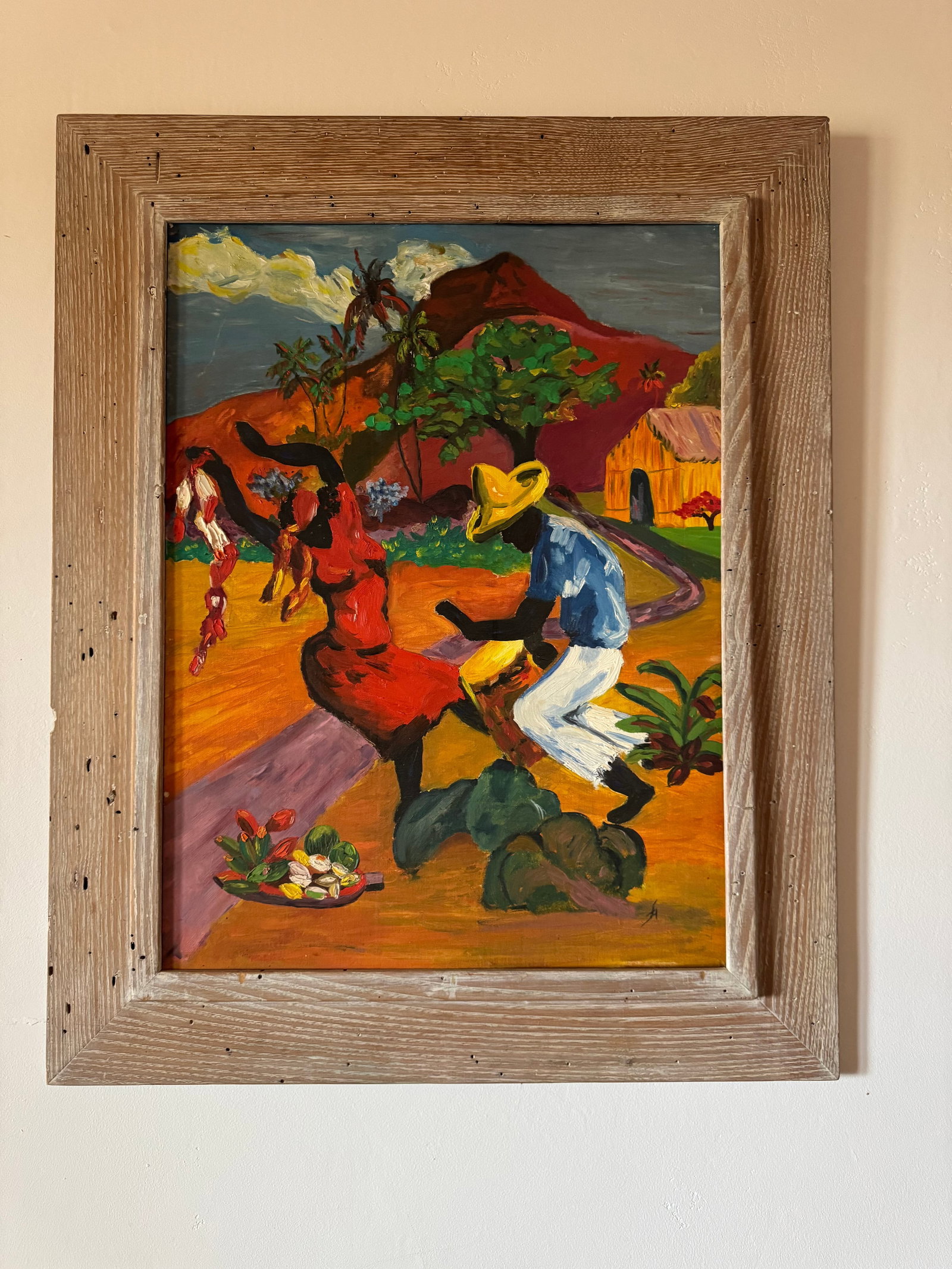 Tropical Figure Study, Expressionist Oil Painting - 2