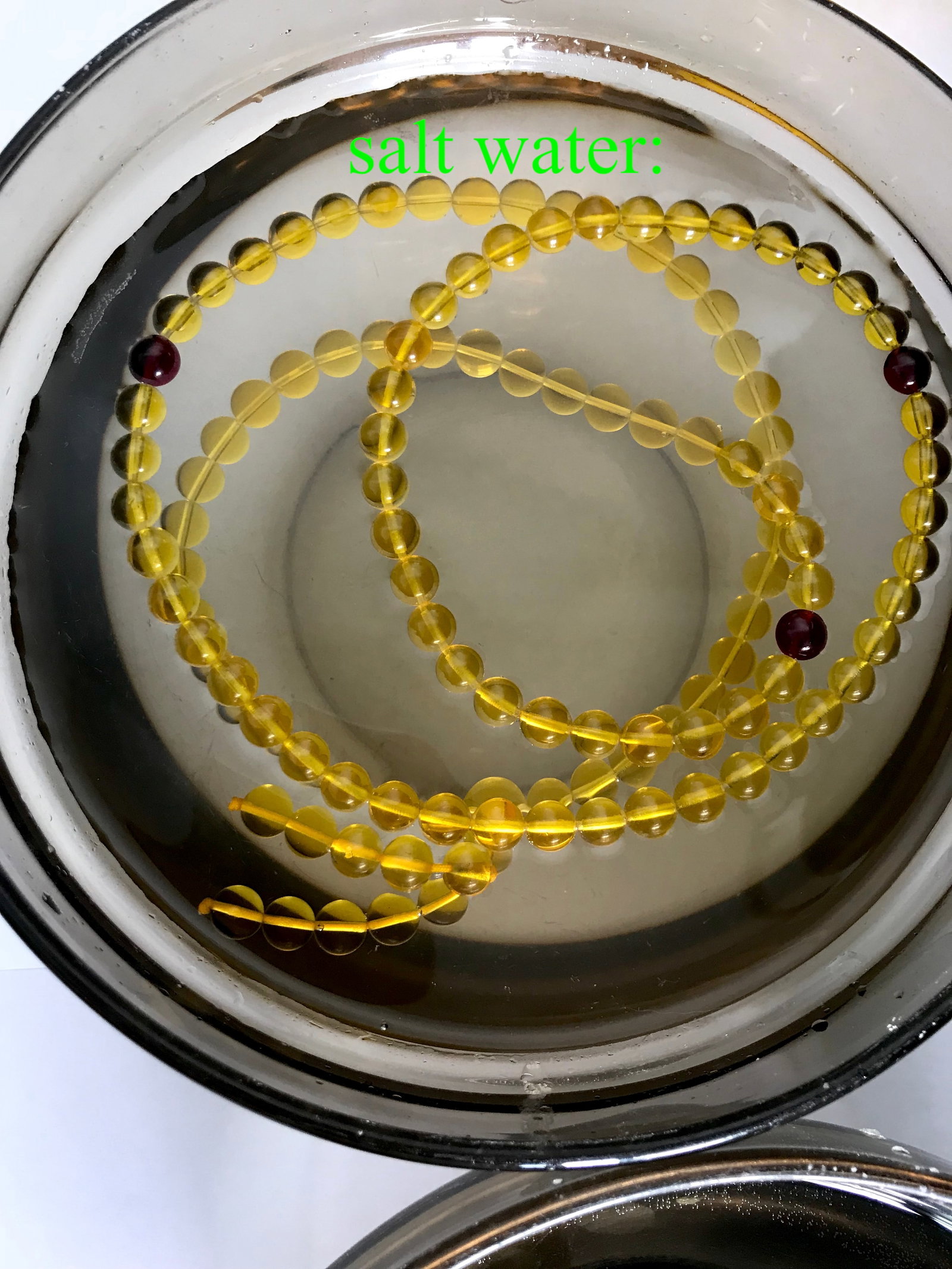 Unique and Remarkable Amber Mala made from Round Amber beads - 3