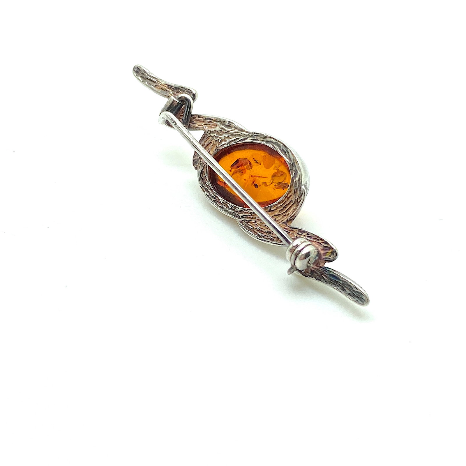 Magnificent Vintage Amber Brooch - 5