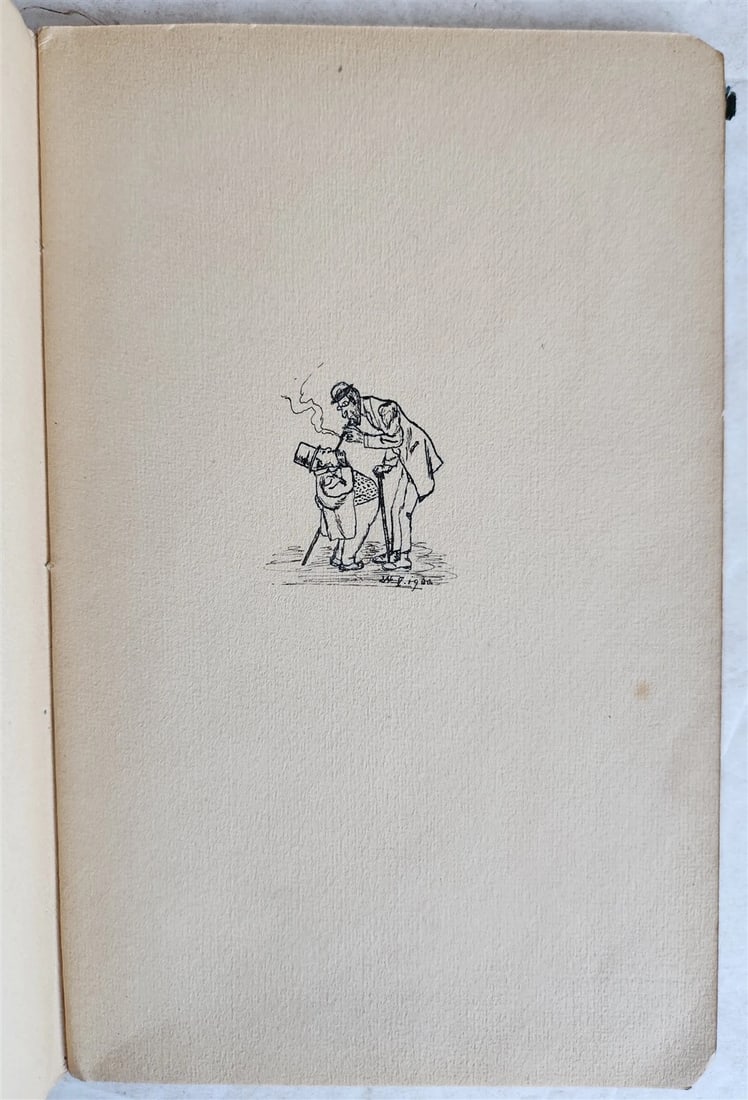 1900s ARTISTS LITTLE ALBUM - MANUSCRIPT DRAWINGS antique ILLUSTRATED - 3
