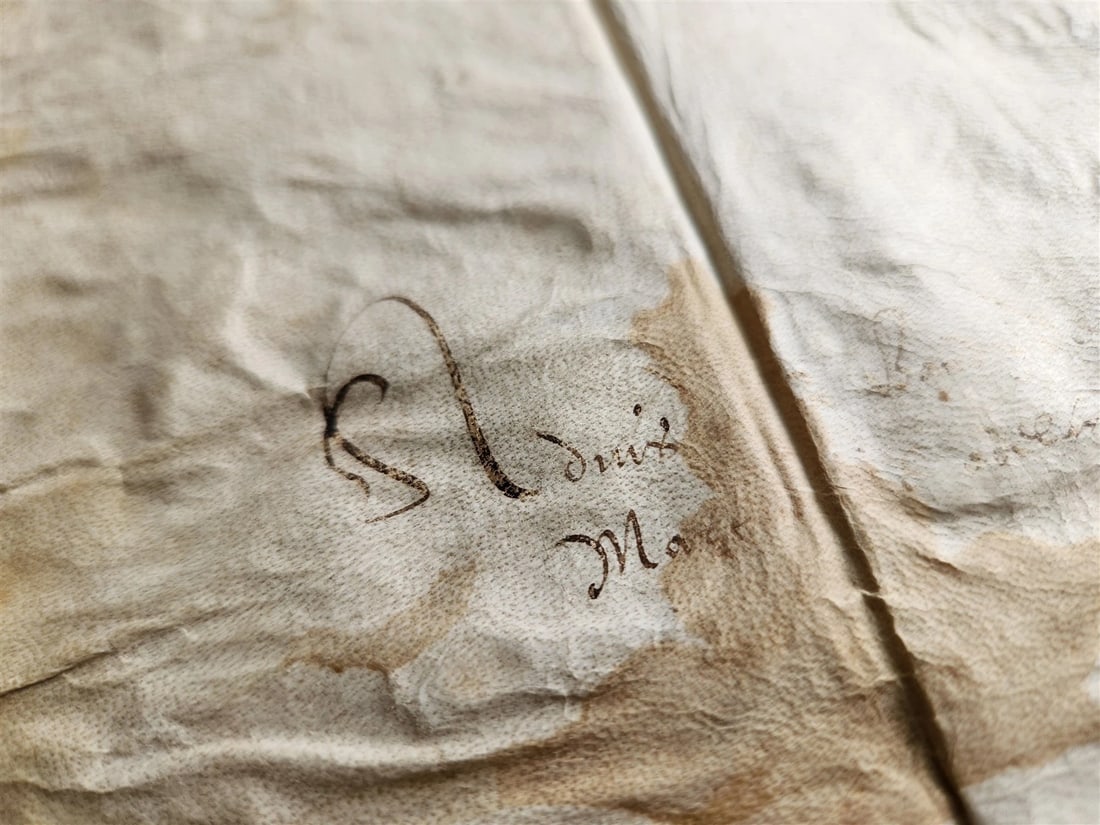 1617 MANUSCRIPT on VELLUM ANTIQUE LEGAL DOCUMENT in Spanish 24 pages - 15