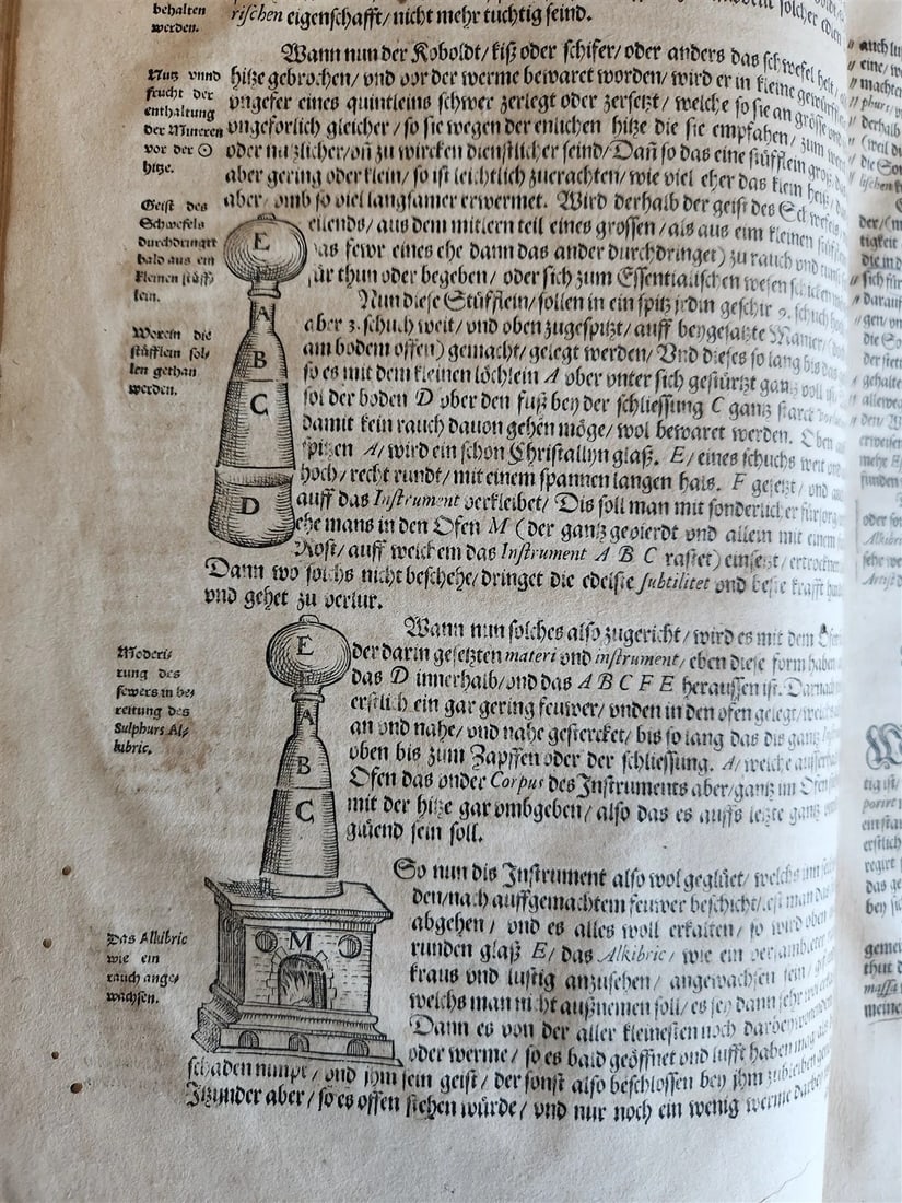 1583 ALCHEMY by L.Thurneisser Megale chymia vel magna Alchymia antique FOLIO 16c - 4