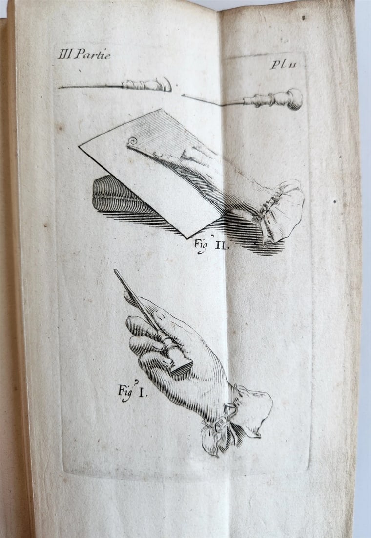 1745 ILLUSTRATED TREATISE on COPPER ENGRAVING antique DE LA MANIÈRE DE GRAVER - 16