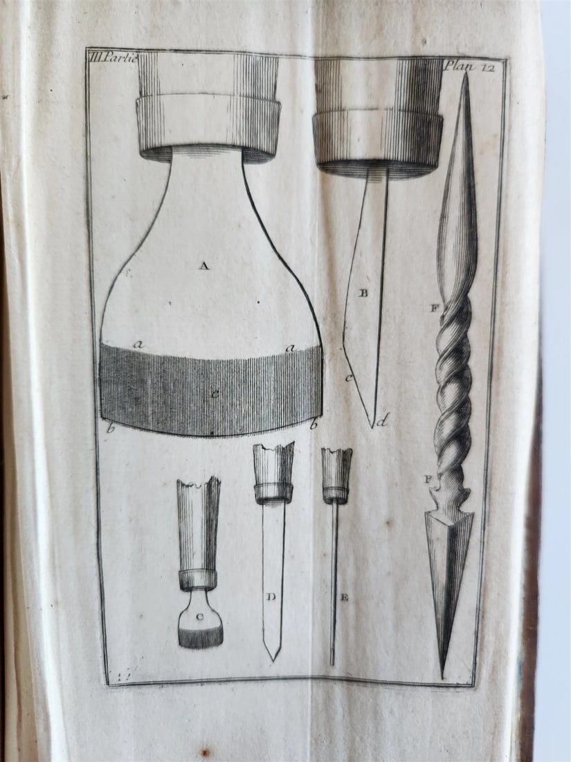1745 ILLUSTRATED TREATISE on COPPER ENGRAVING antique DE LA MANIÈRE DE GRAVER - 17